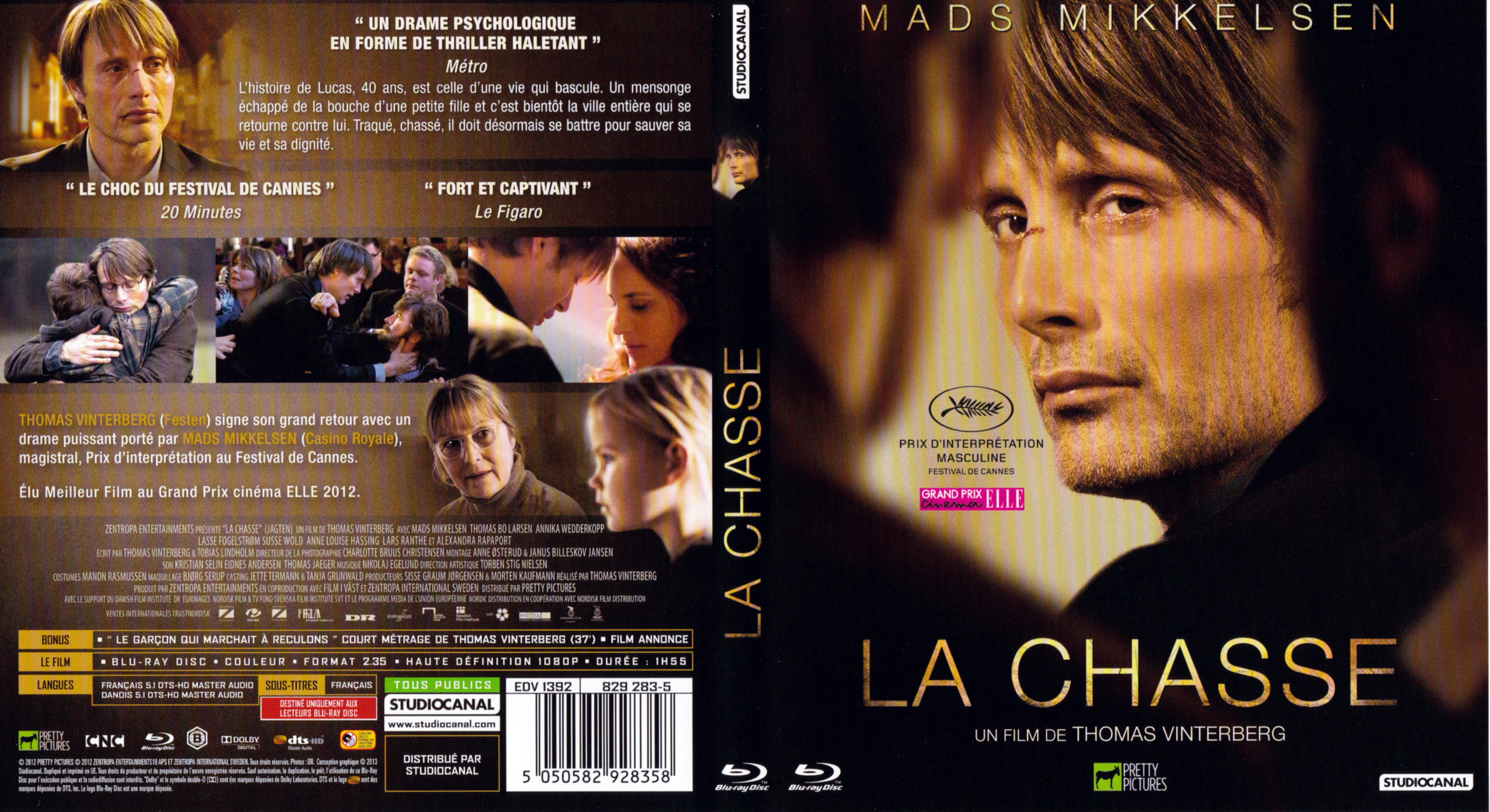 Jaquette DVD La chasse (2012) (BLU-RAY)