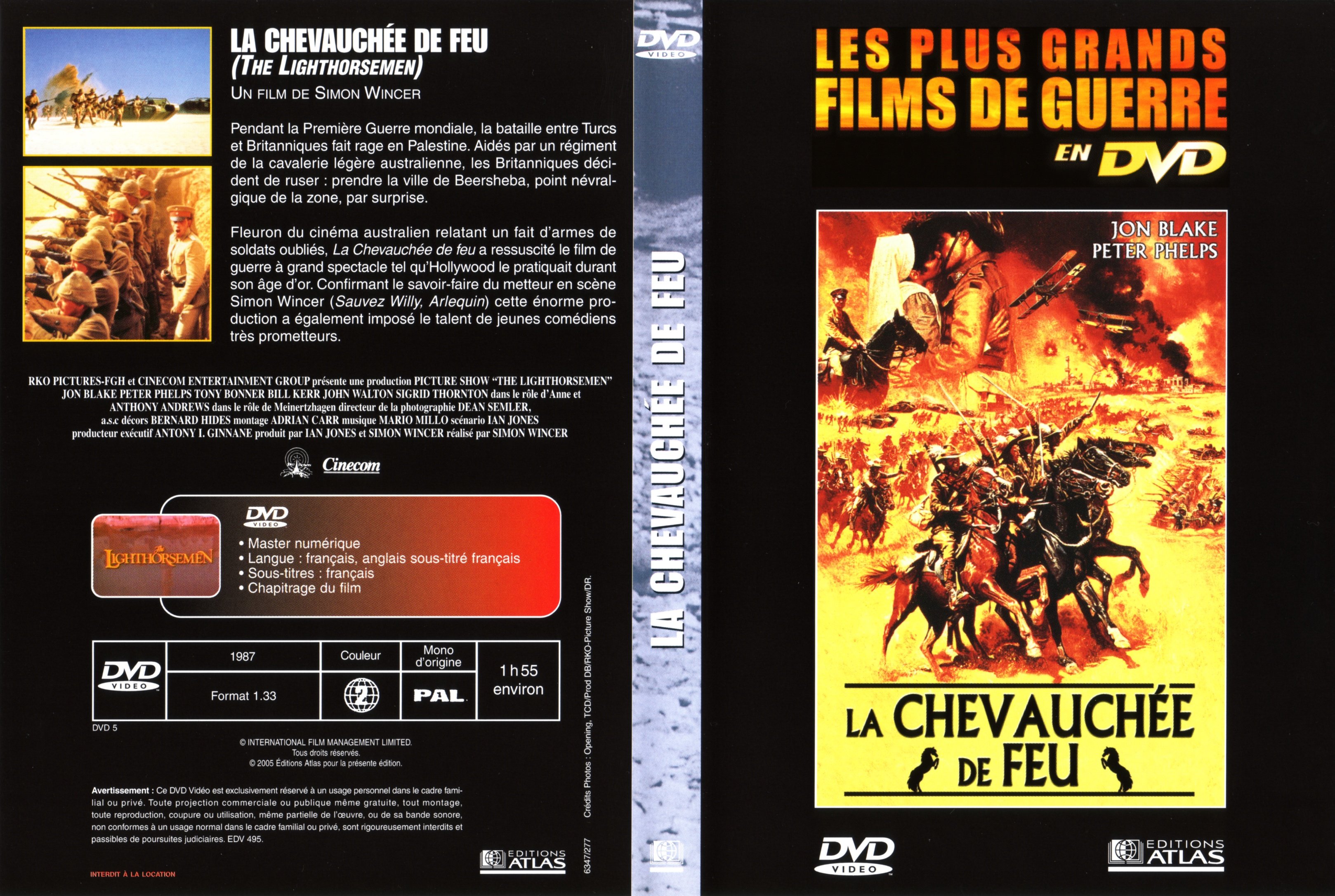 Jaquette DVD La chevauche de feu