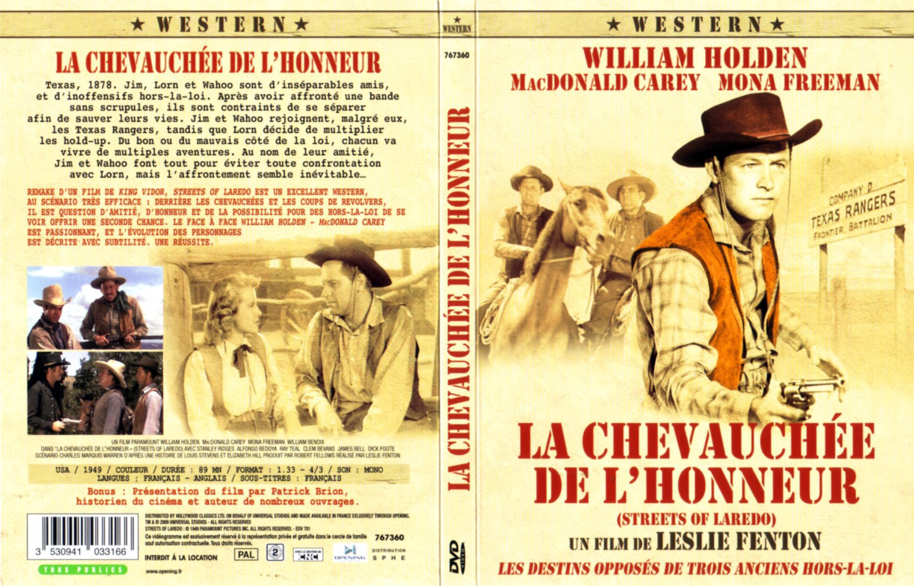 Jaquette DVD La chevauche de l