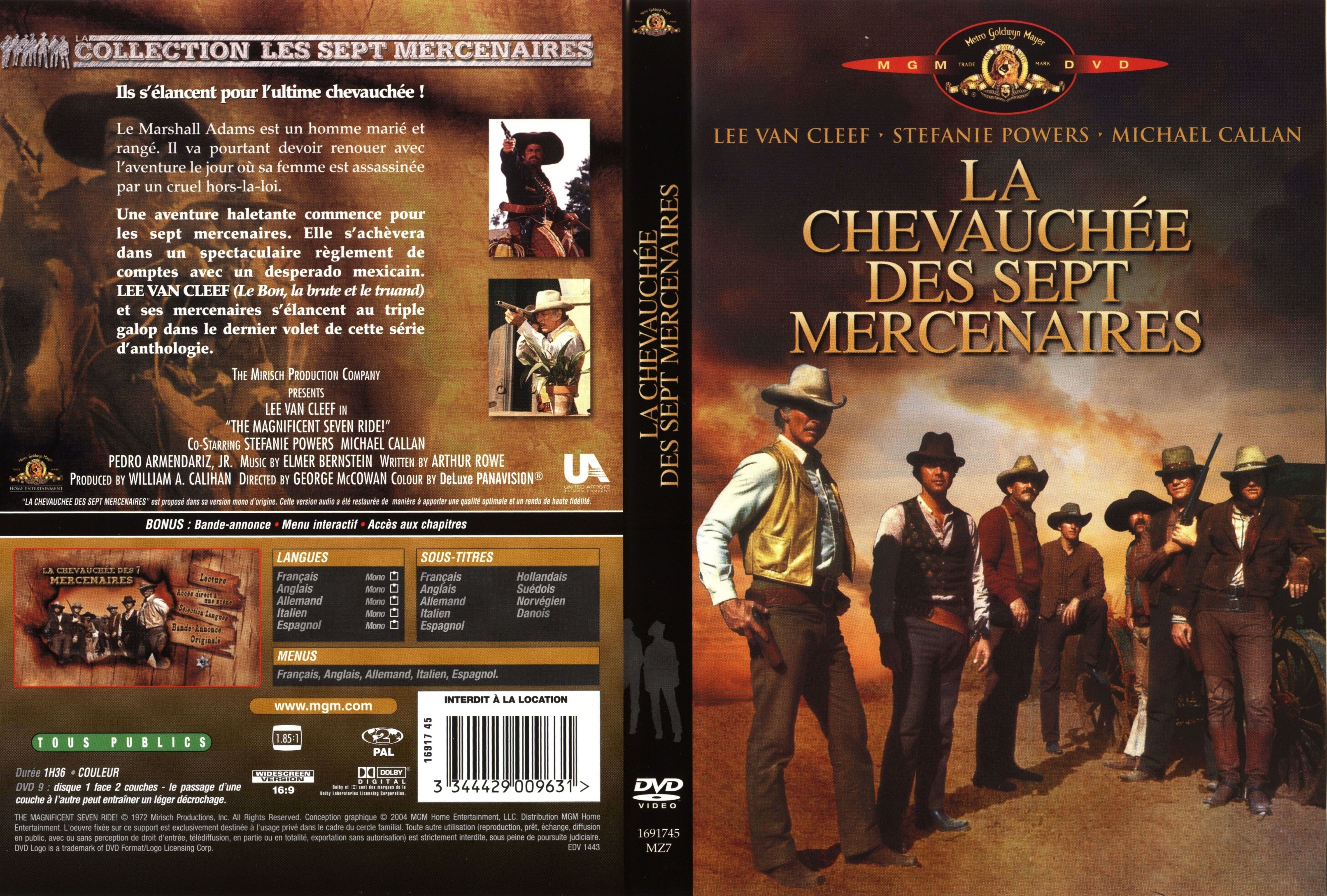 Jaquette DVD La chevauche des sept mercenaires