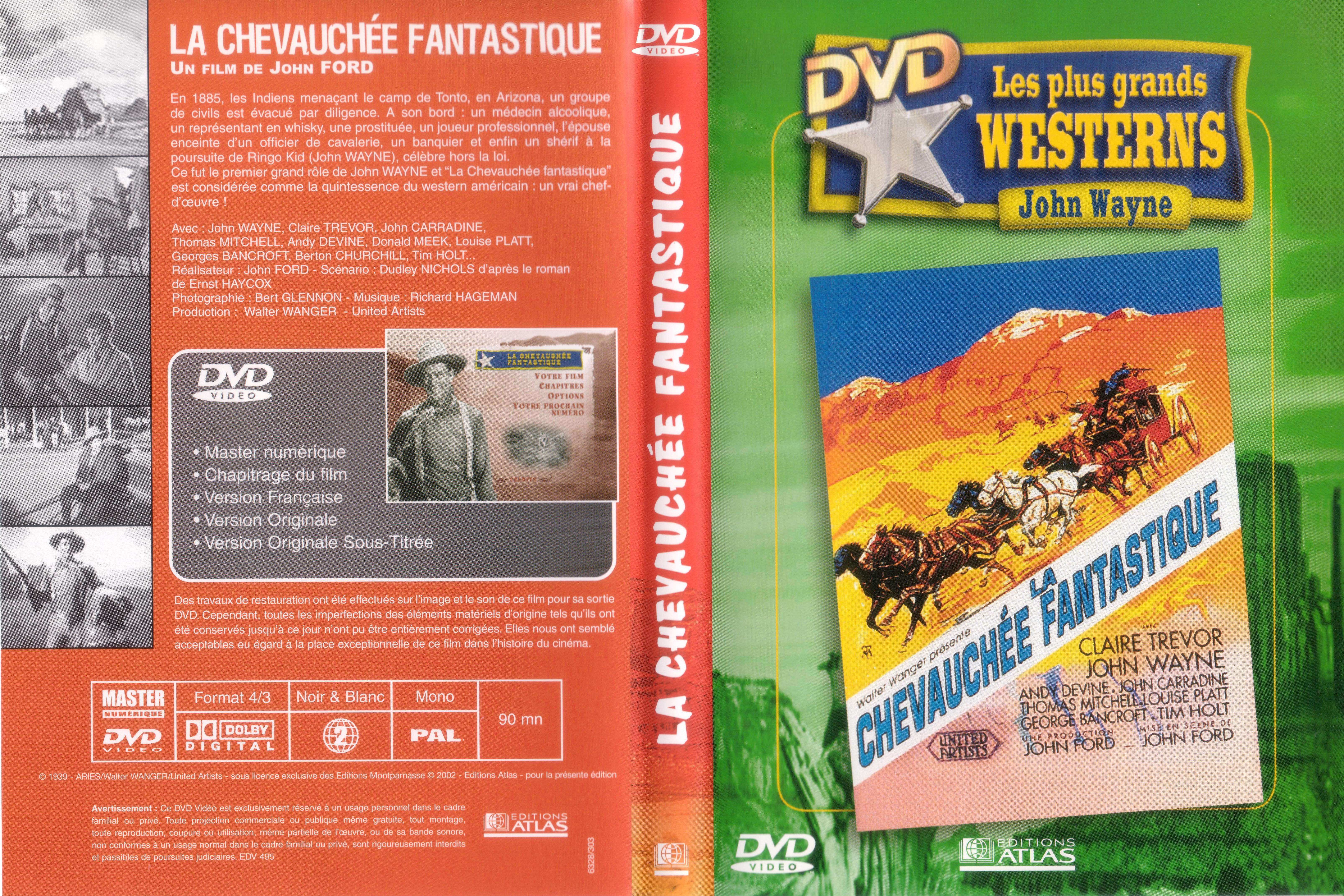 Jaquette DVD La chevauche fantastique