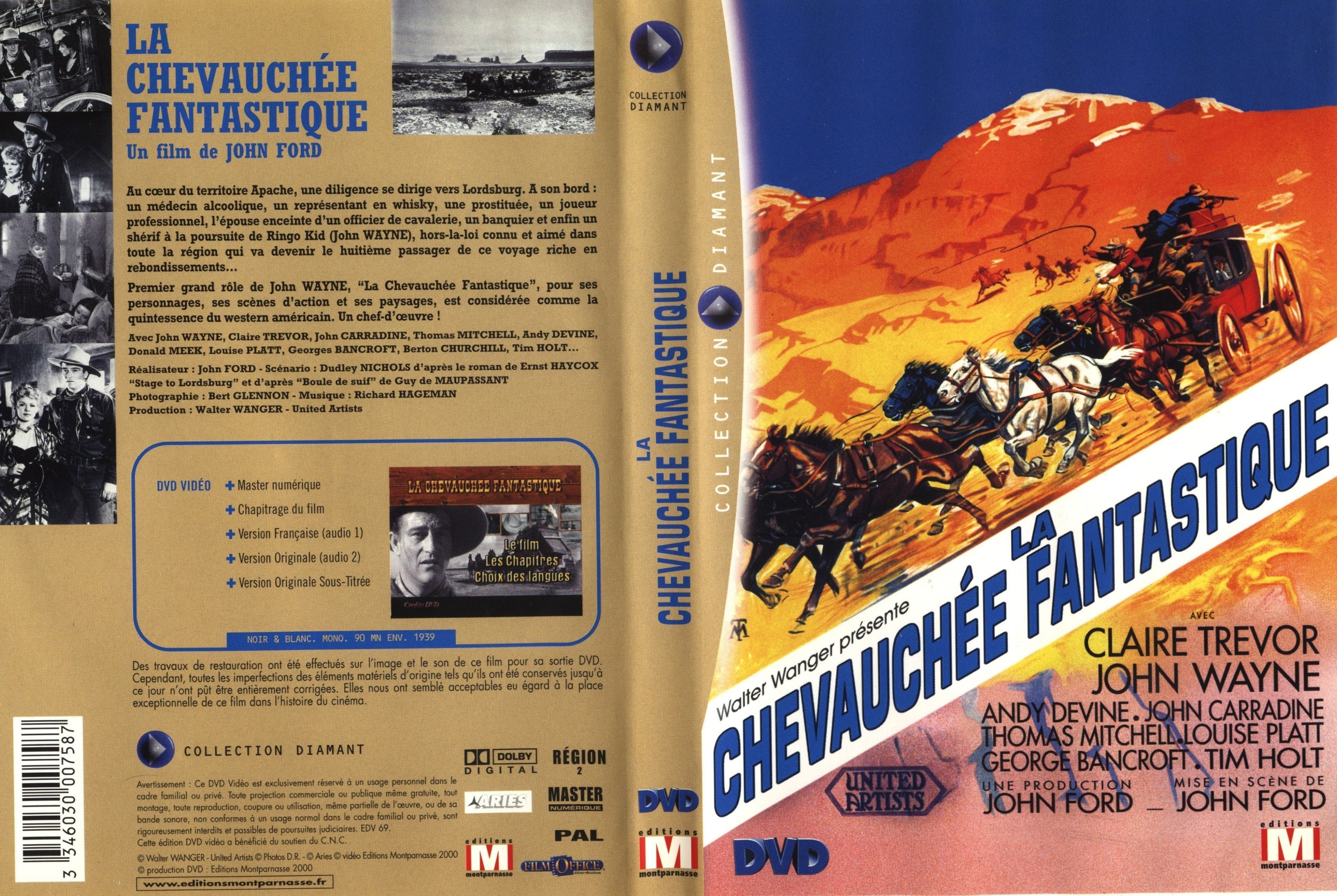 Jaquette DVD La chevauche fantastique v2
