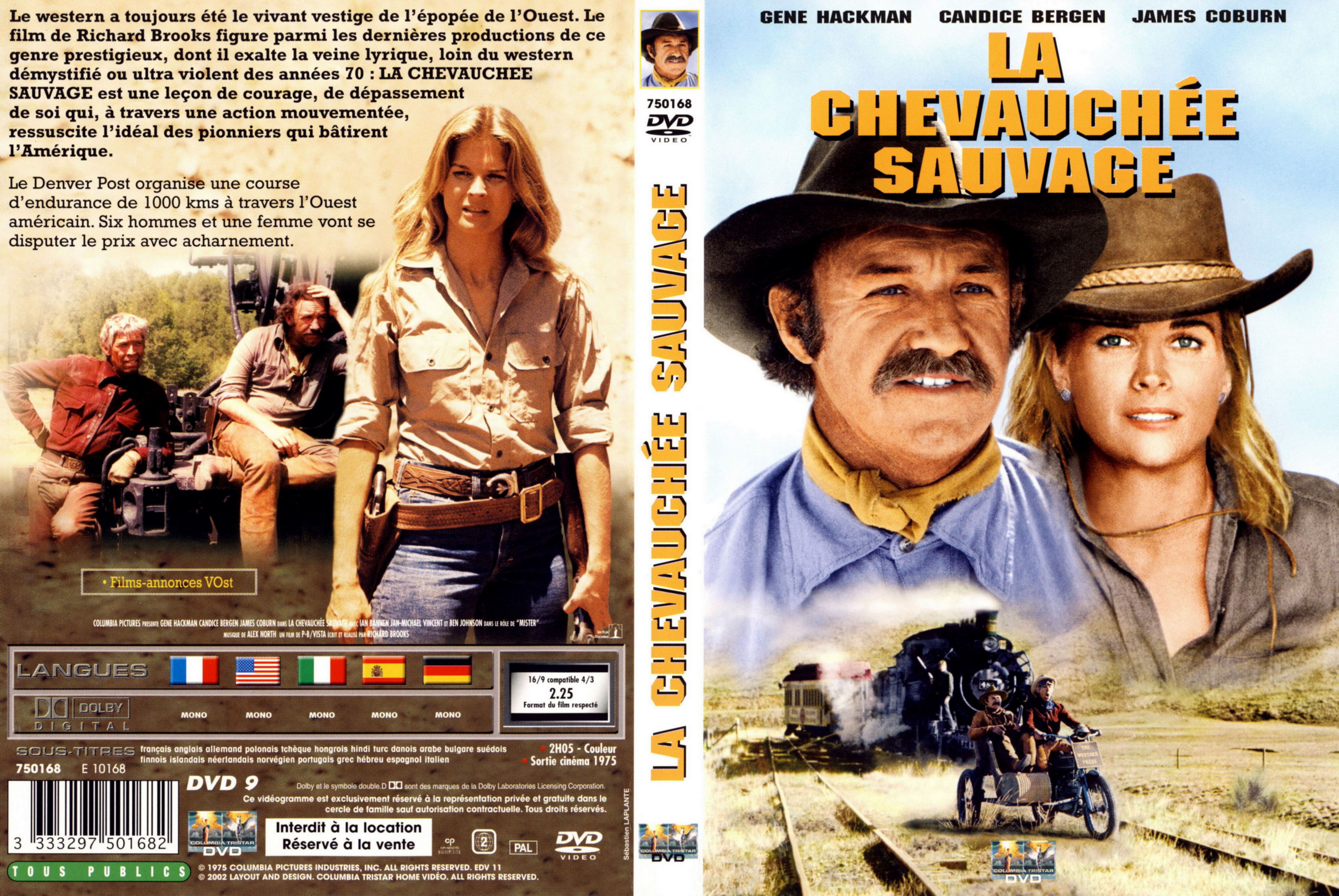 Jaquette DVD La chevauche sauvage