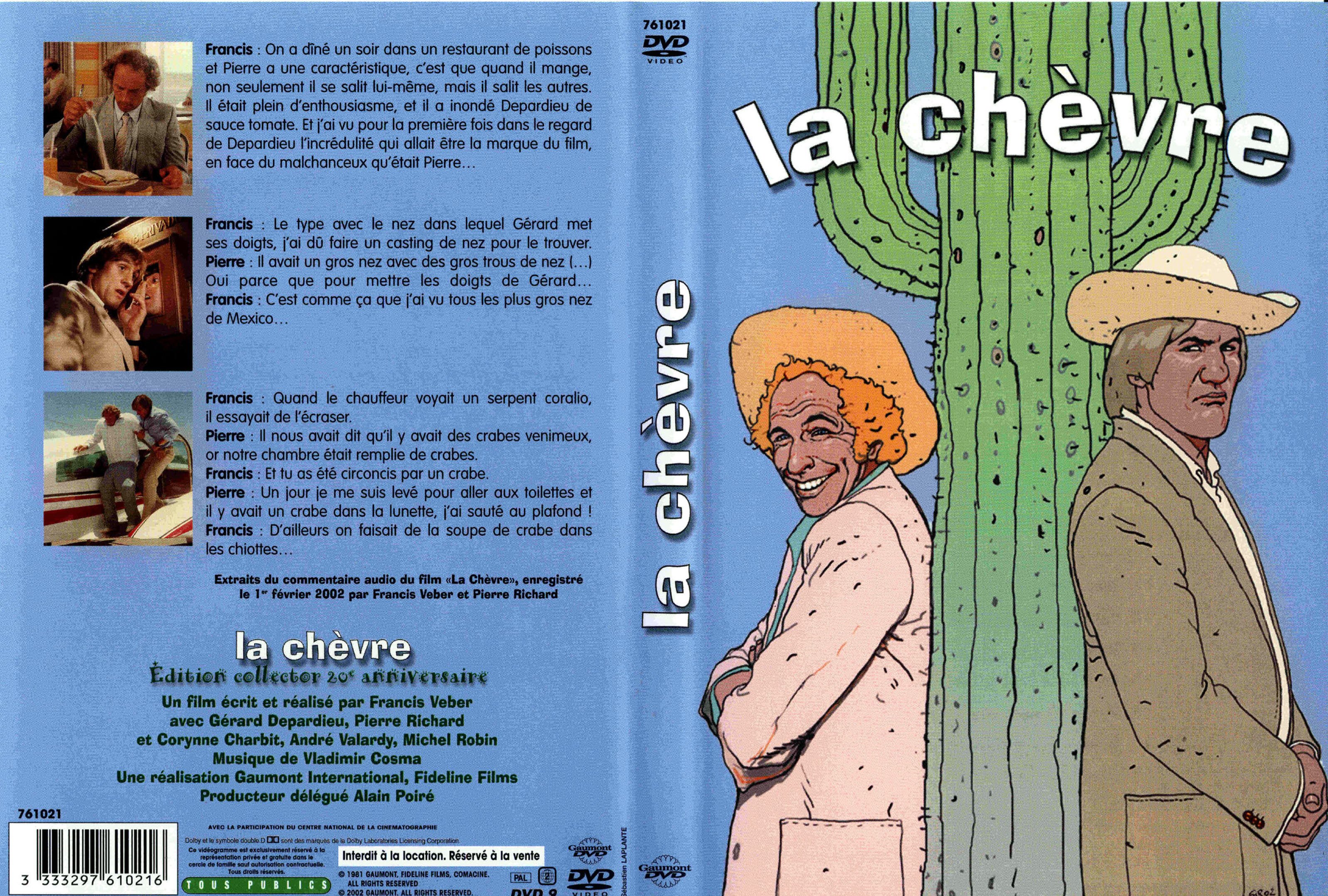 Jaquette DVD La chvre