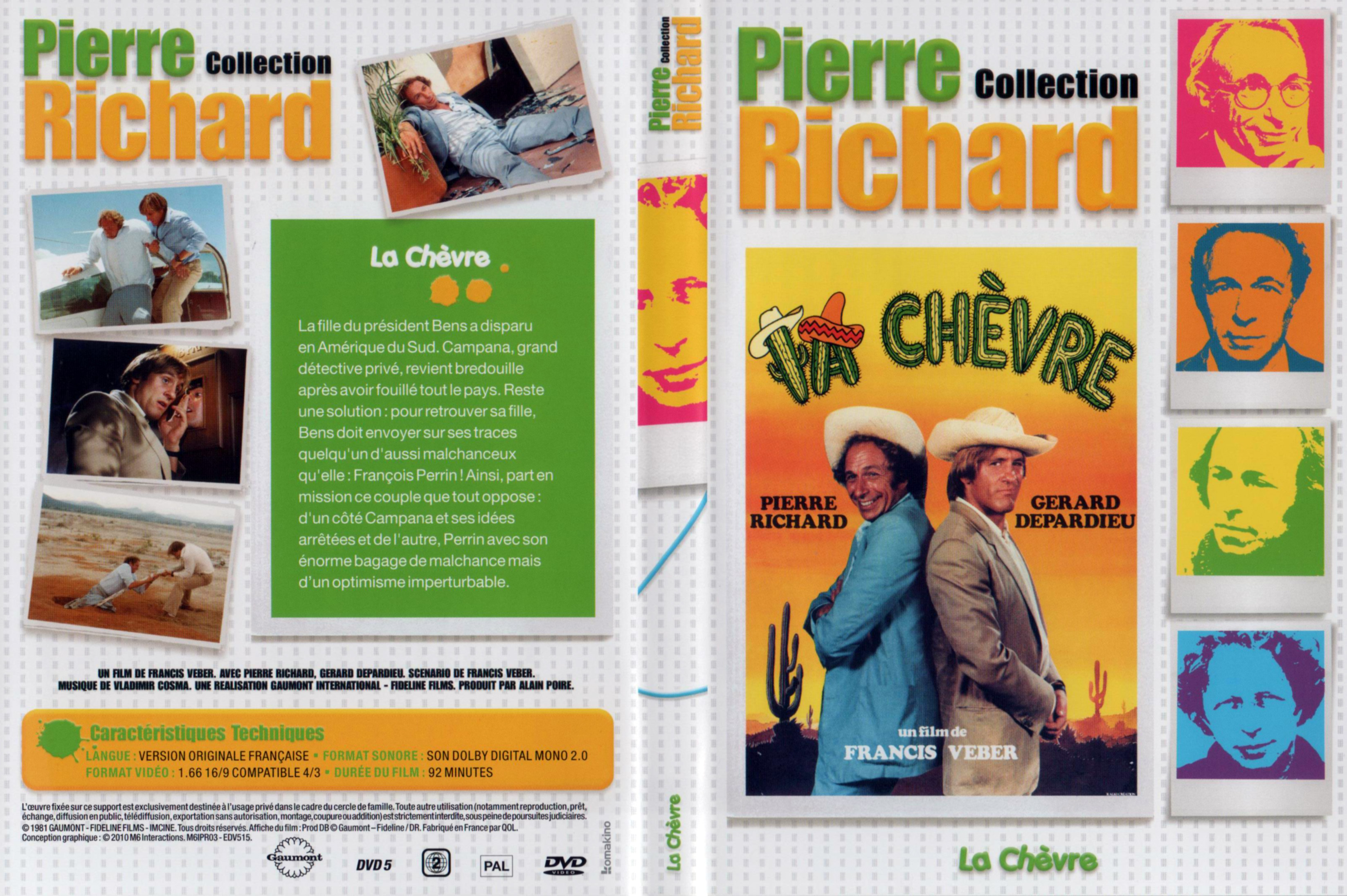 Jaquette DVD La chevre v2