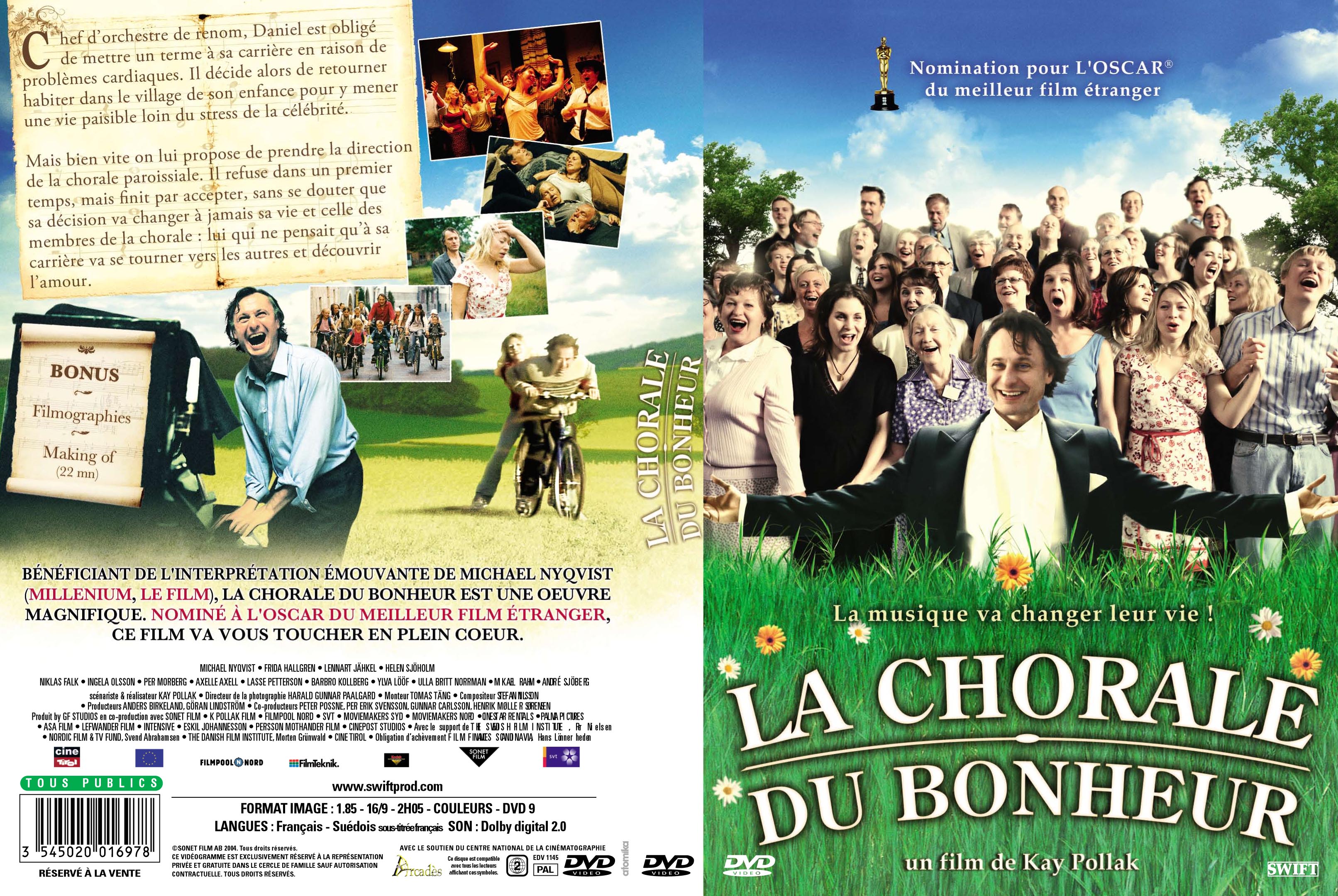 Jaquette DVD La chorale du bonheur