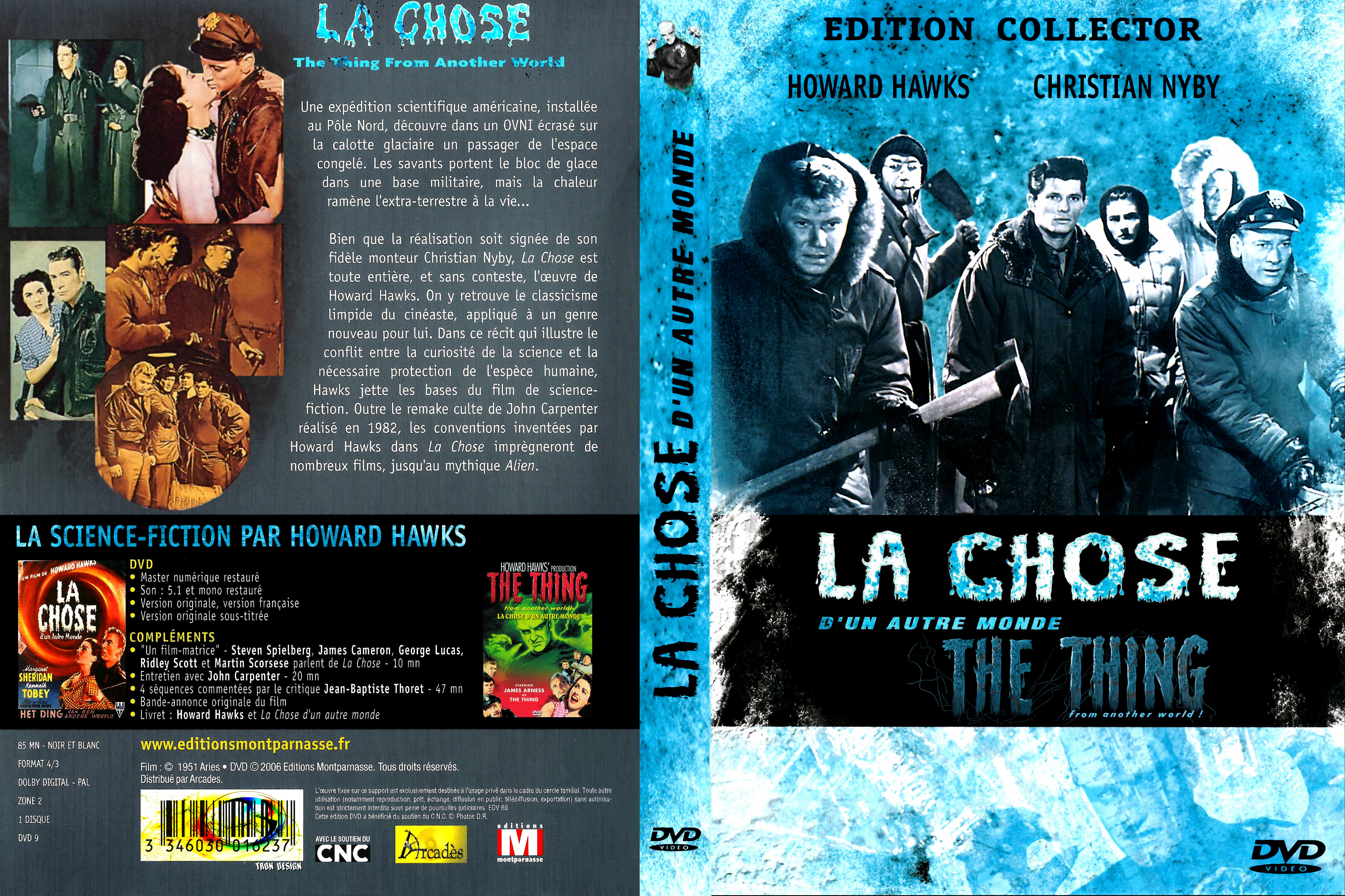 Jaquette DVD La chose d