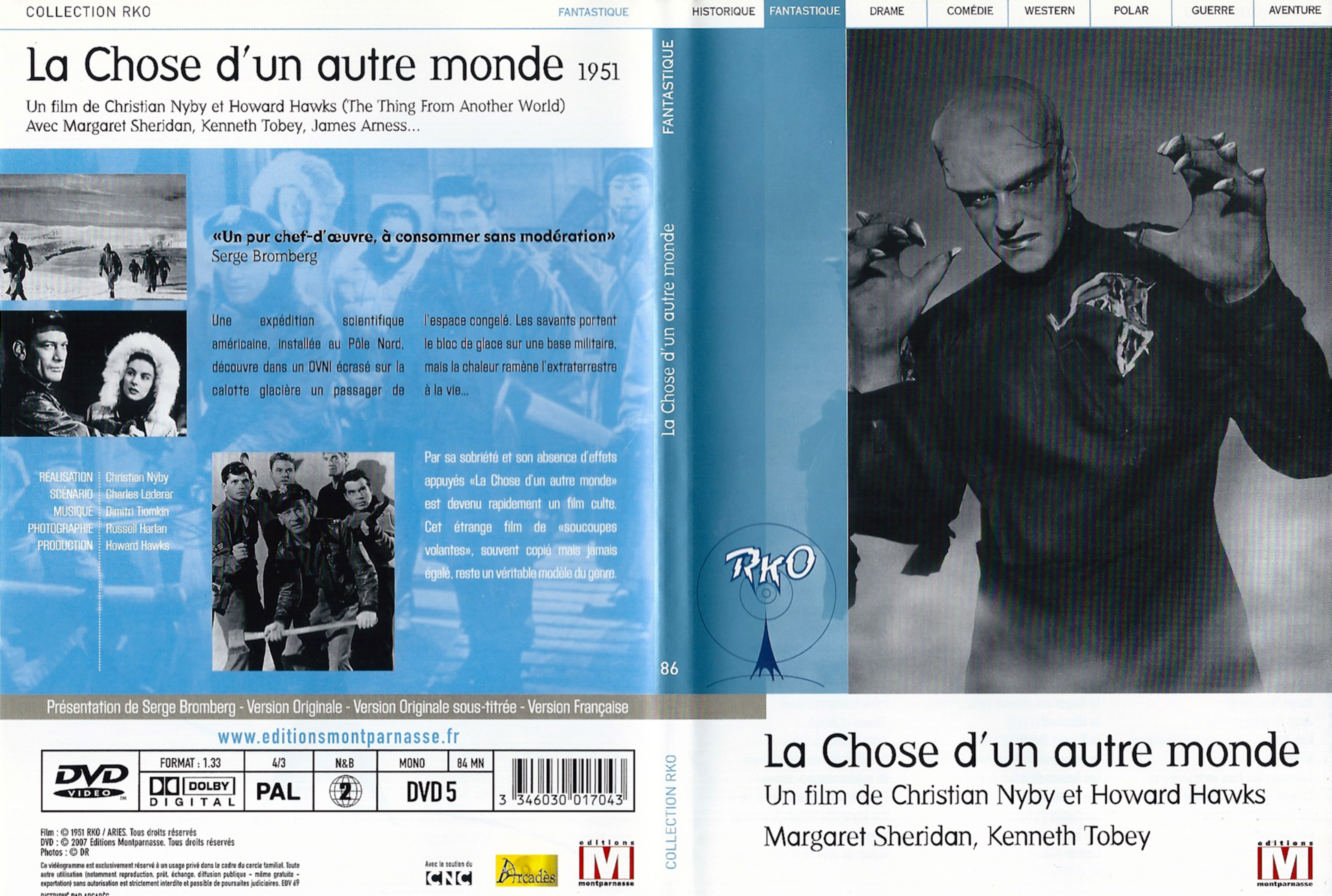 Jaquette DVD La chose d