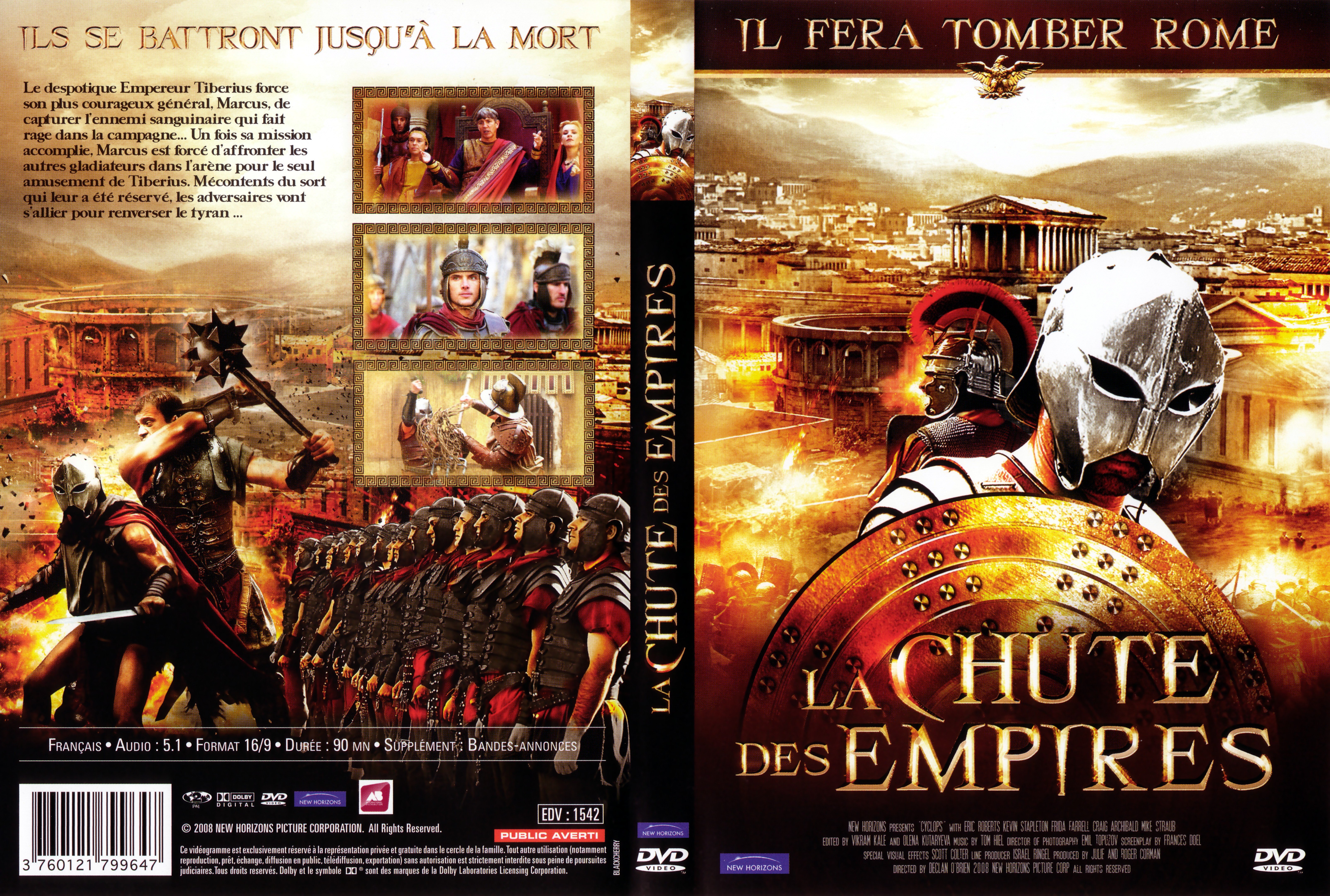 Jaquette DVD La chute des empires