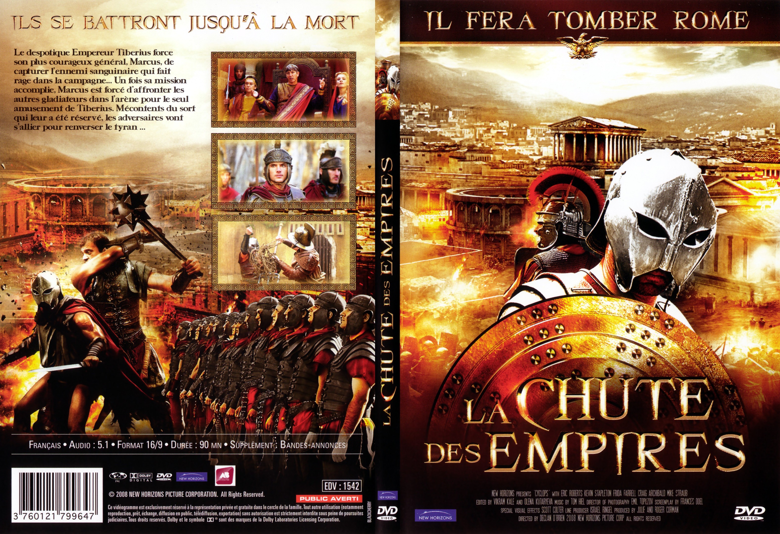 Jaquette DVD La chute des empires - SLIM