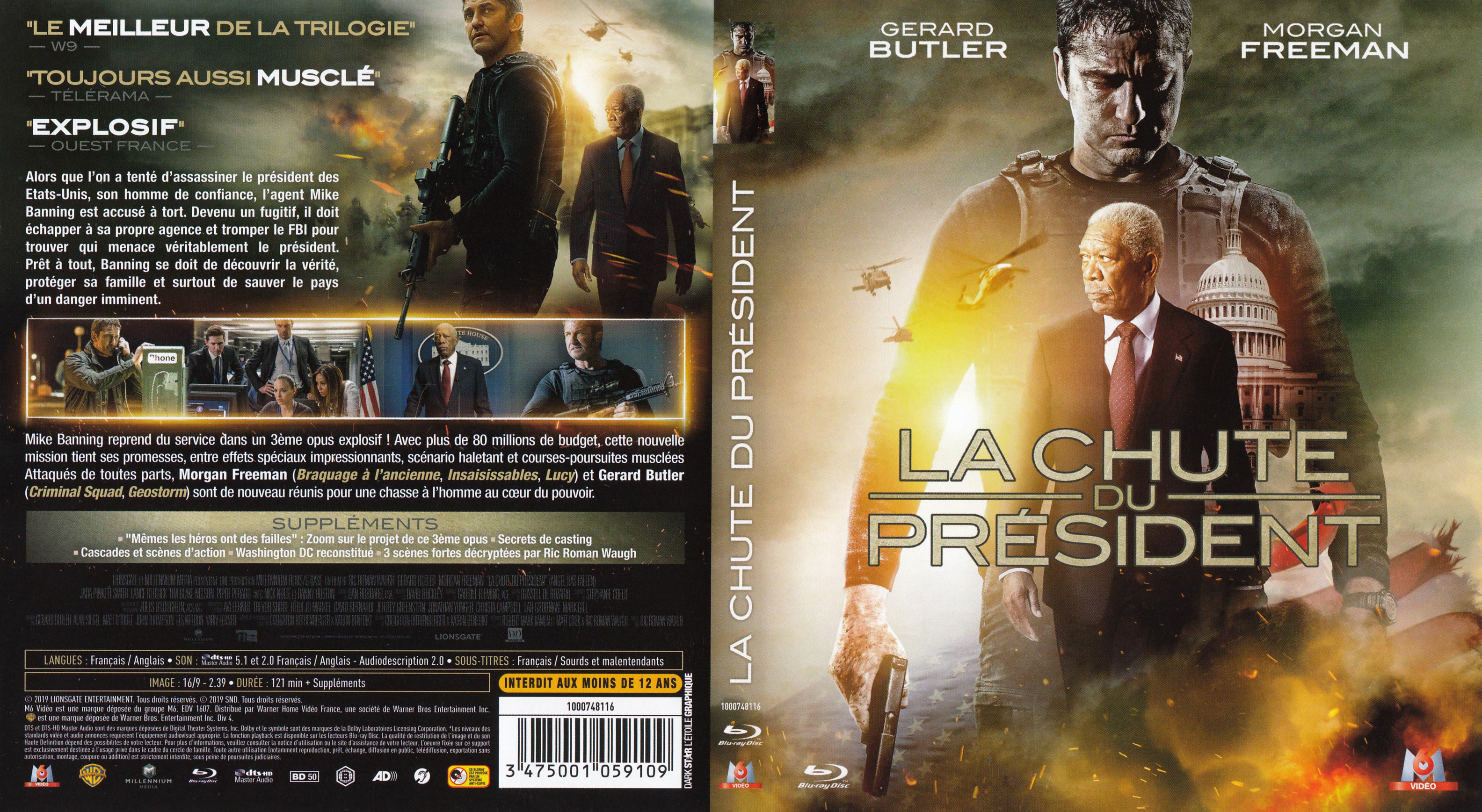 Jaquette DVD La chute du President (BLU-RAY)