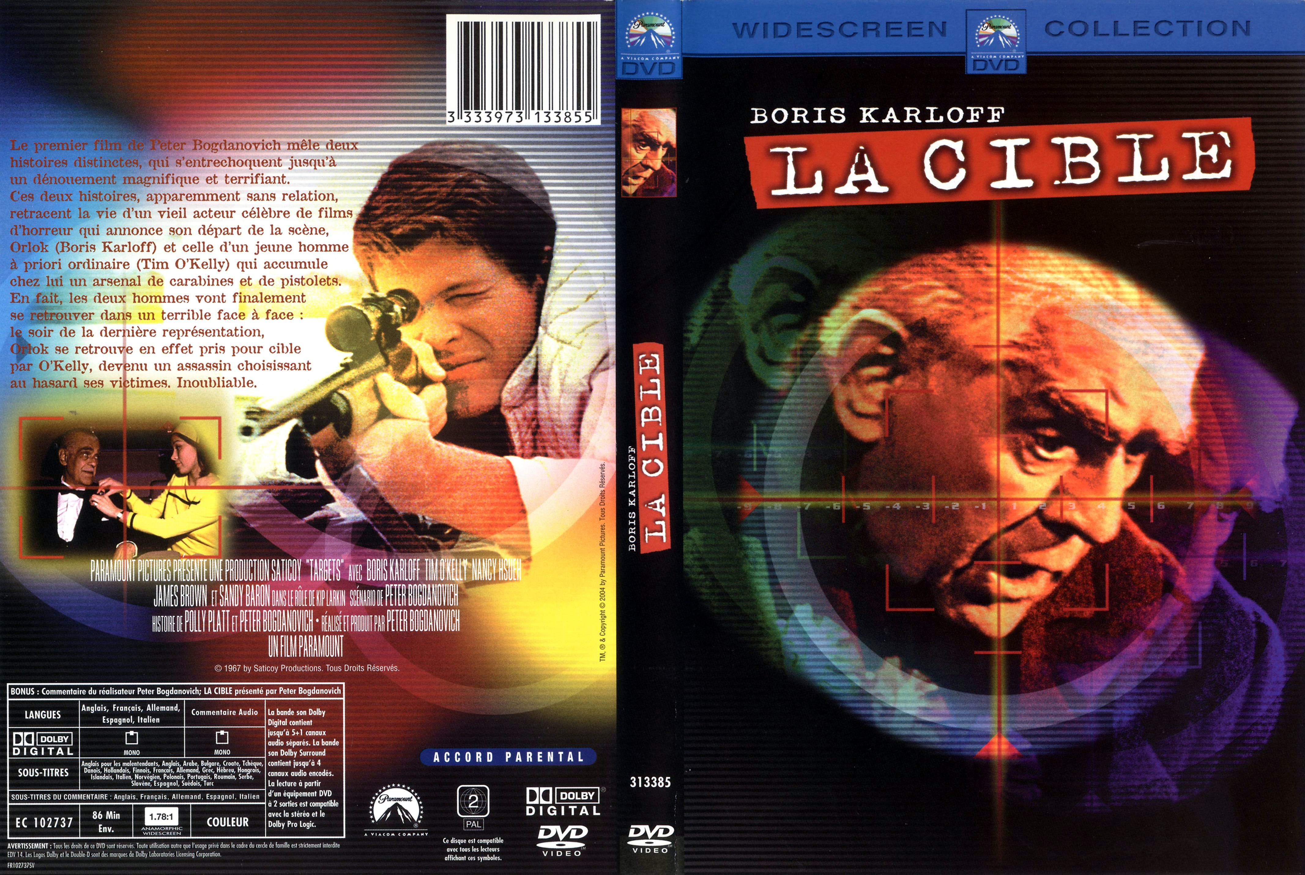 Jaquette DVD La cible (1967)