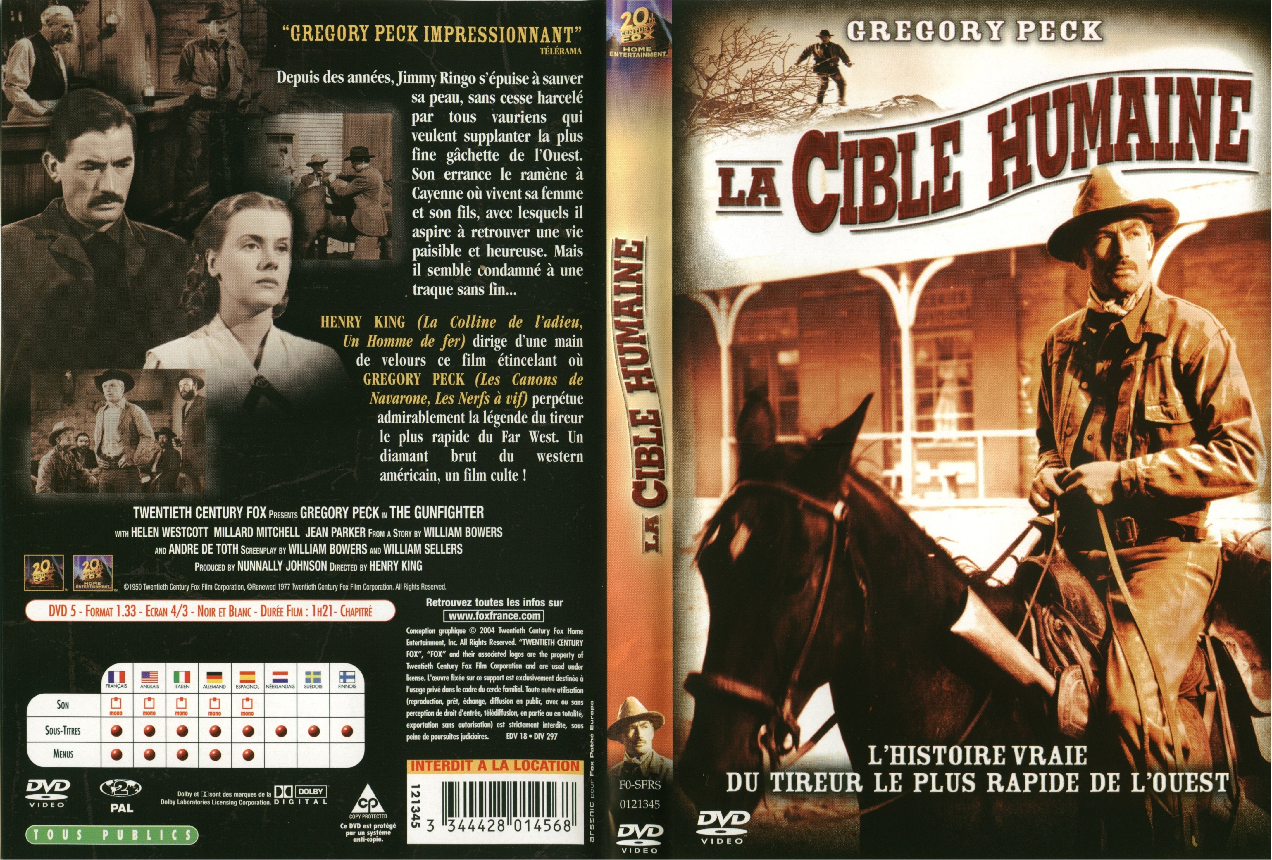 Jaquette DVD La cible humaine