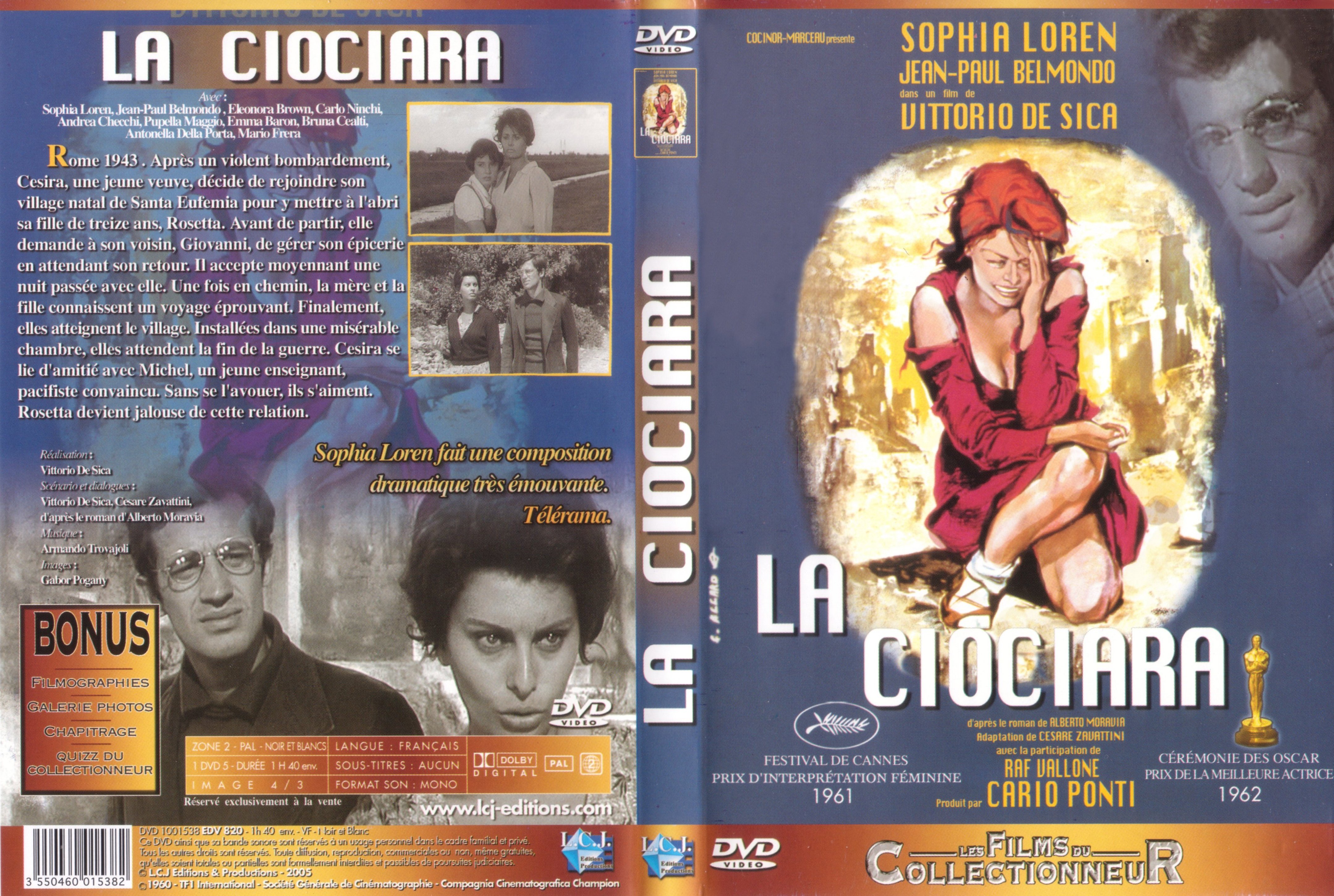 Jaquette DVD La ciociara