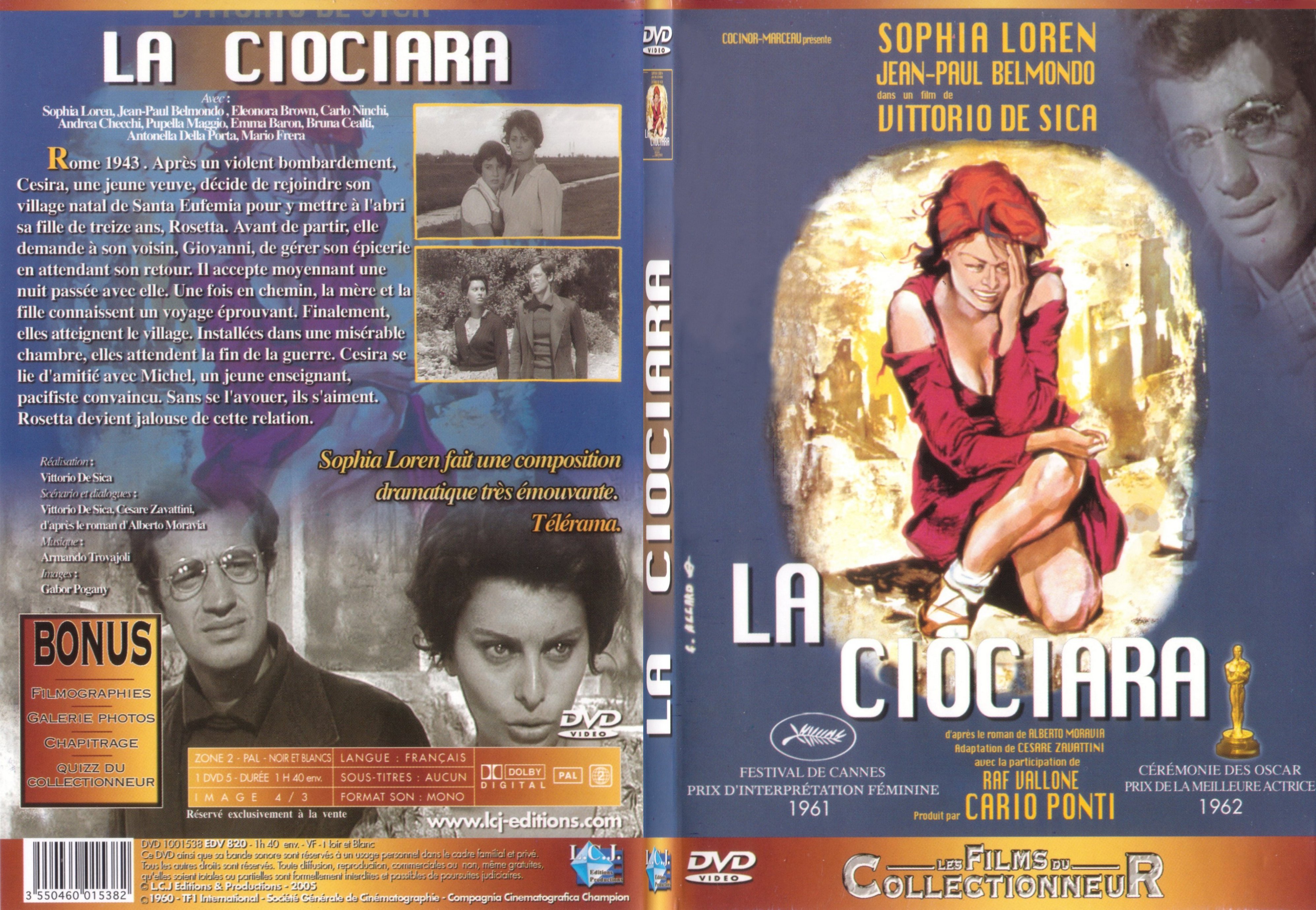 Jaquette DVD La ciociara - SLIM