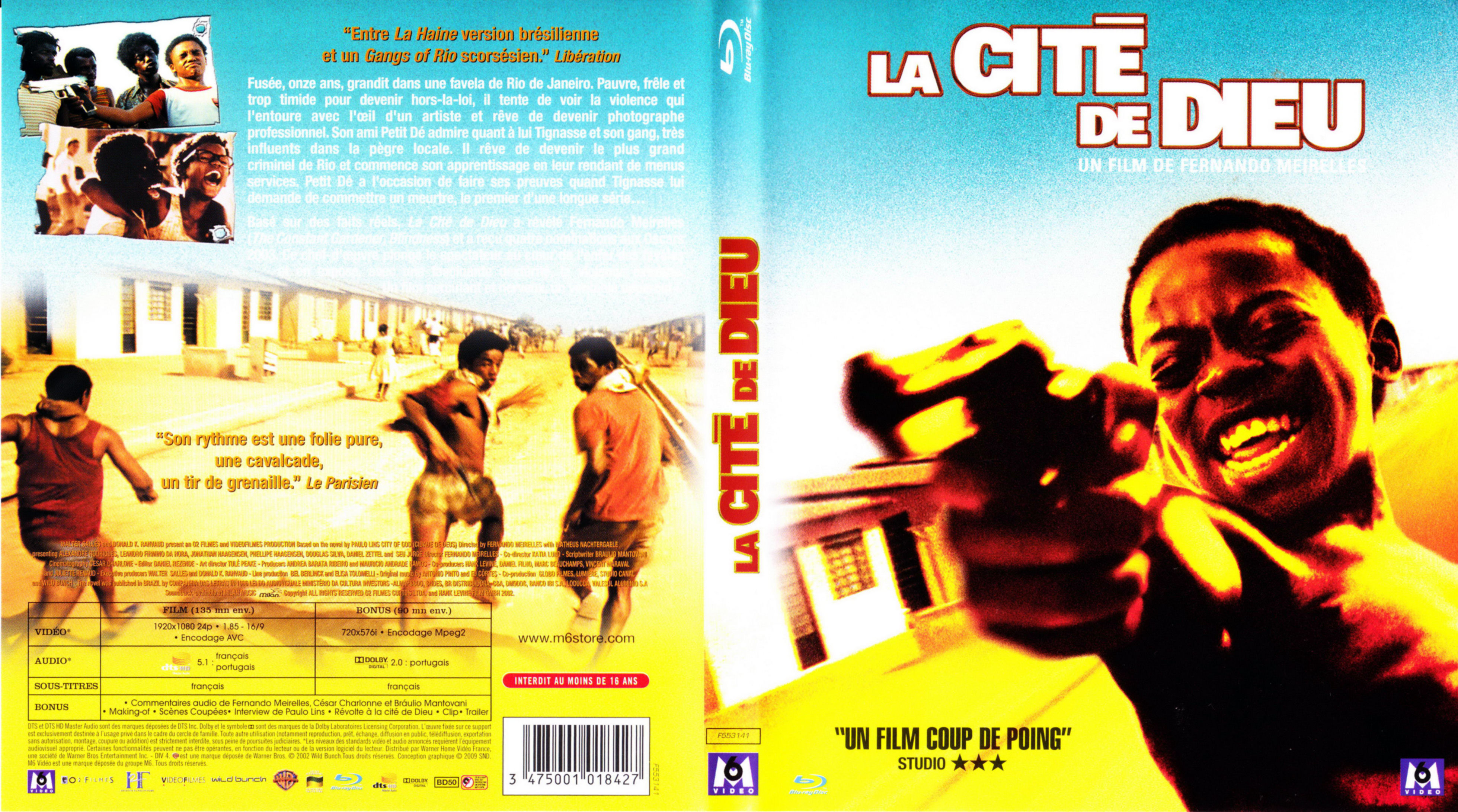 Jaquette DVD La cit de dieu (BLU-RAY)