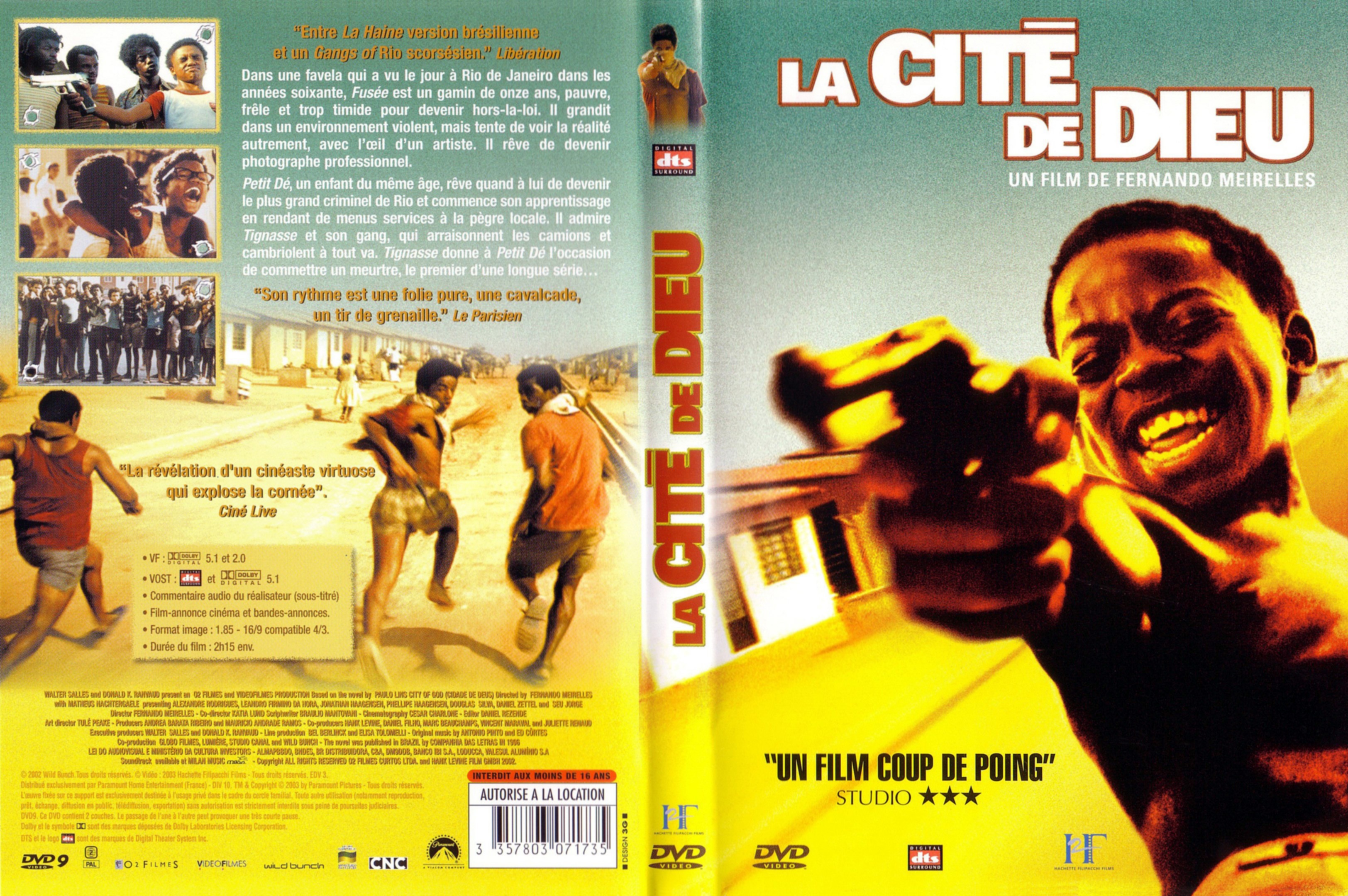 Jaquette DVD La cite de dieu v2