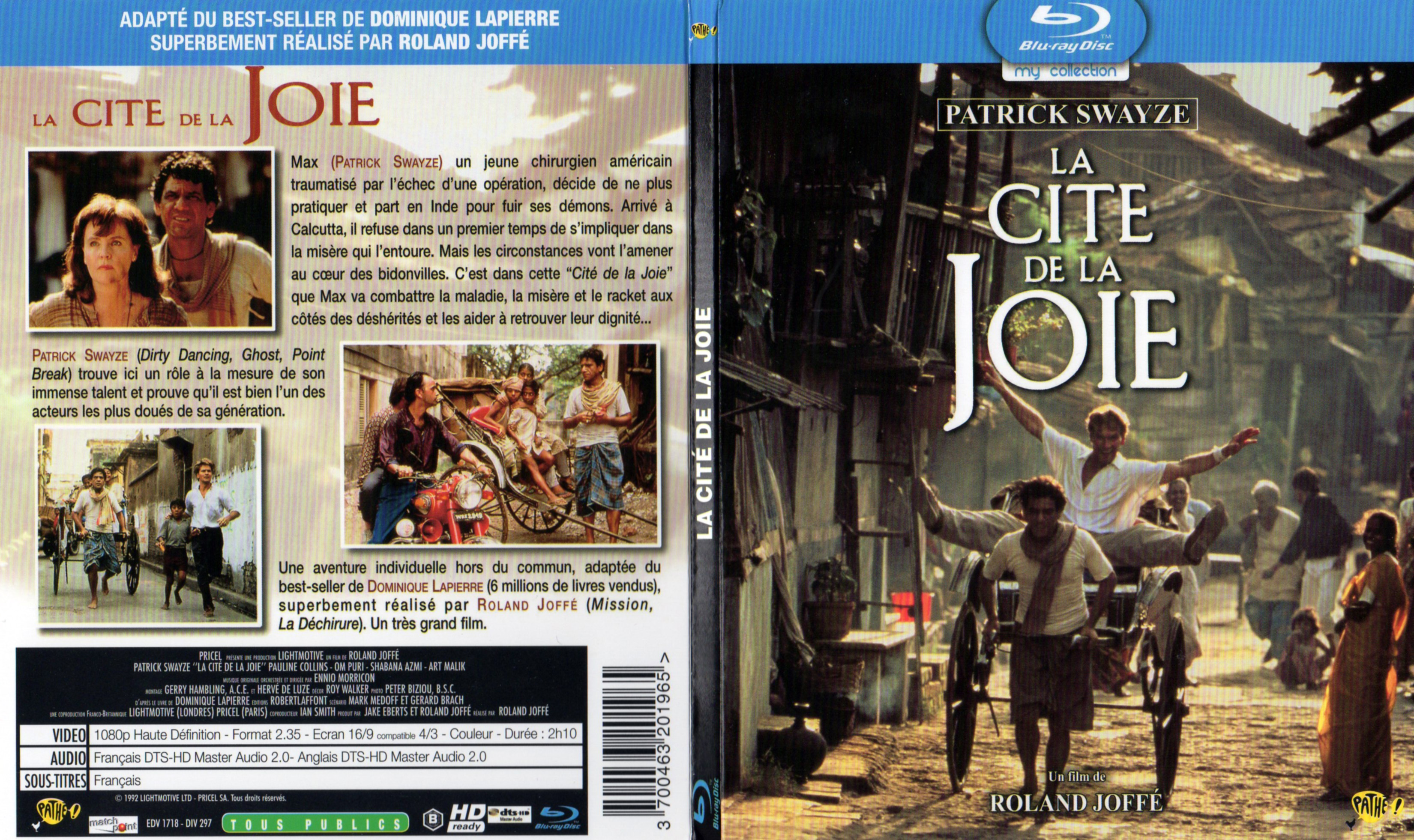 Jaquette DVD La cit de la joie (BLU-RAY)