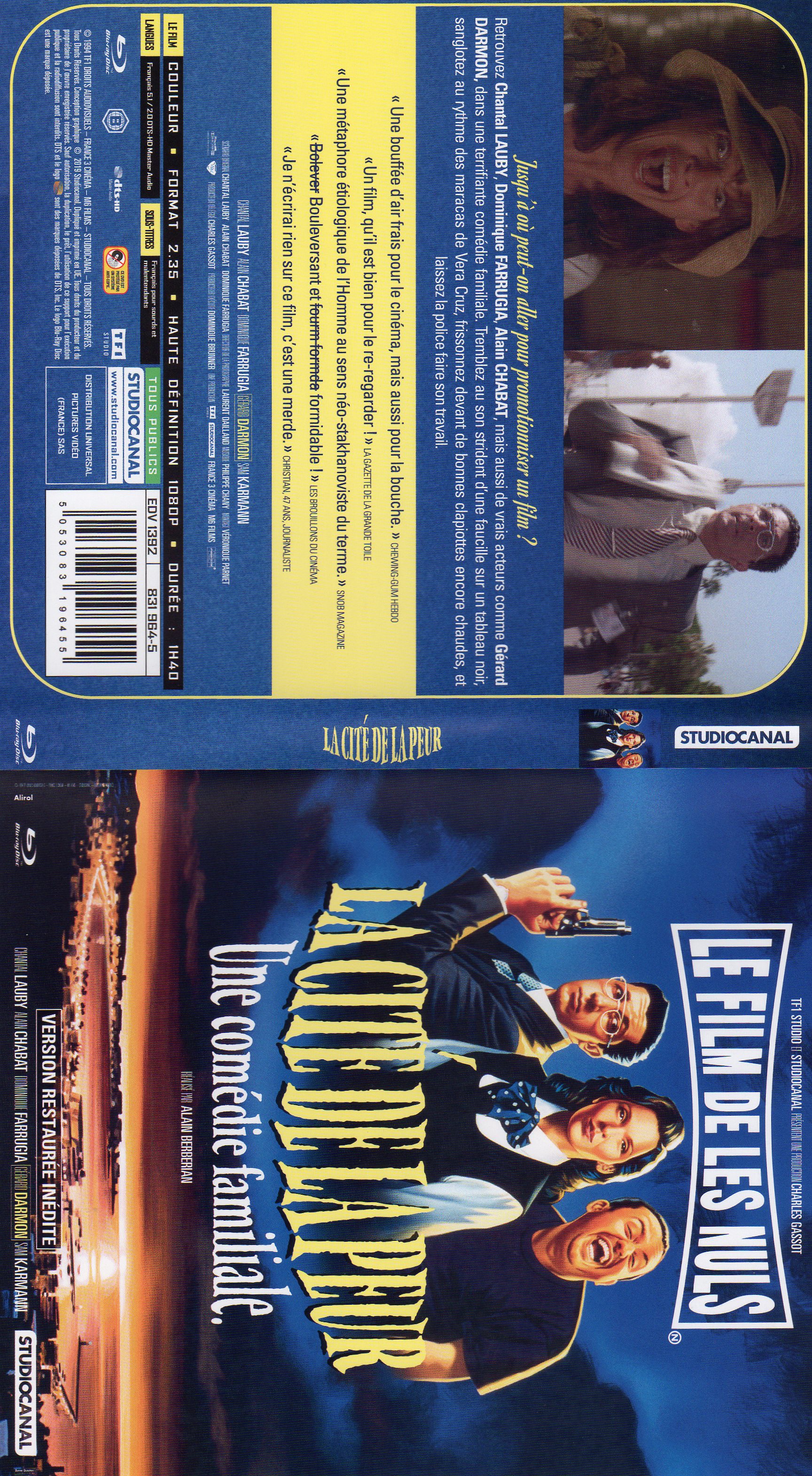 Jaquette DVD La cite de la peur (BLU-RAY)