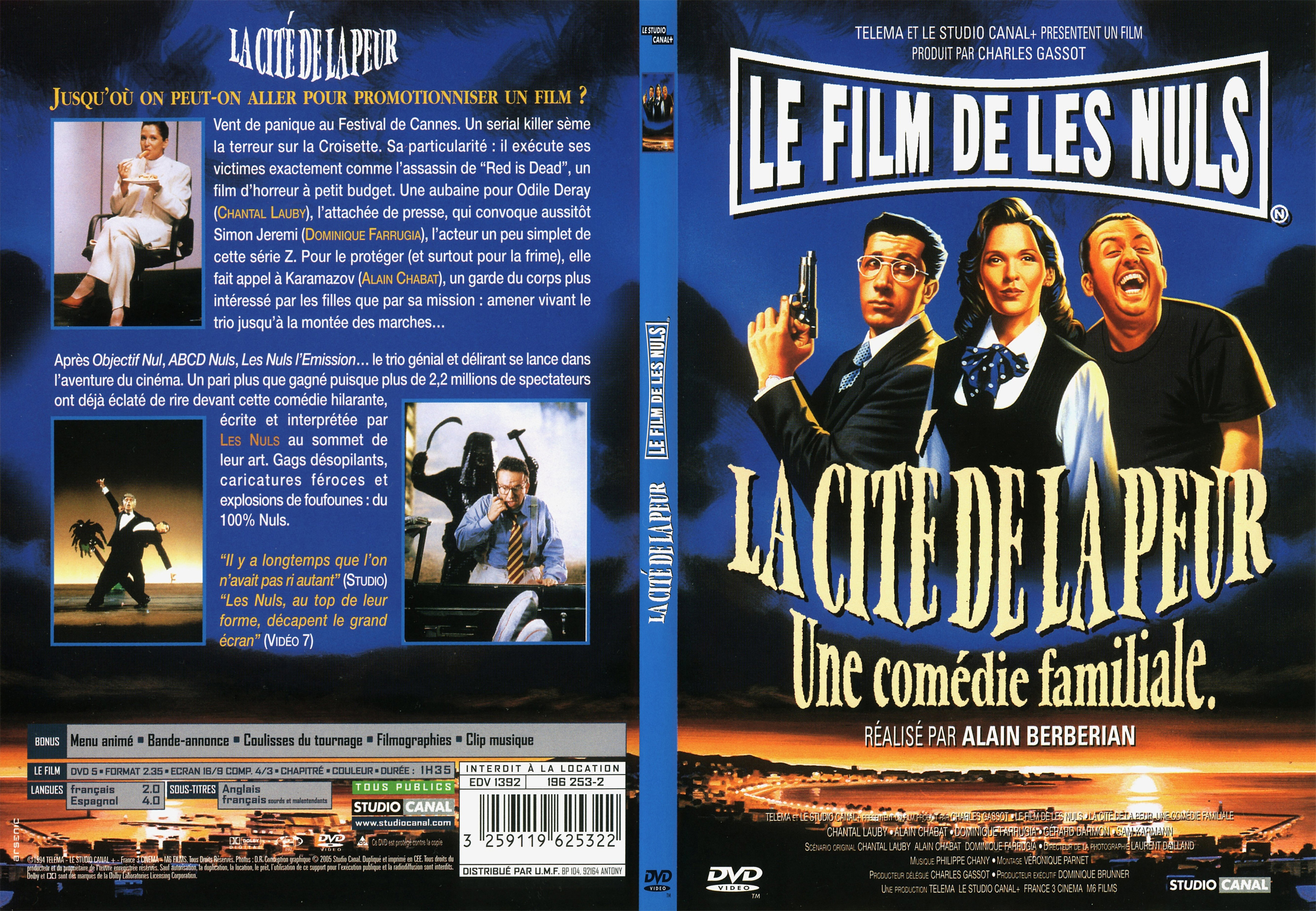 Jaquette DVD La cit de la peur - SLIM