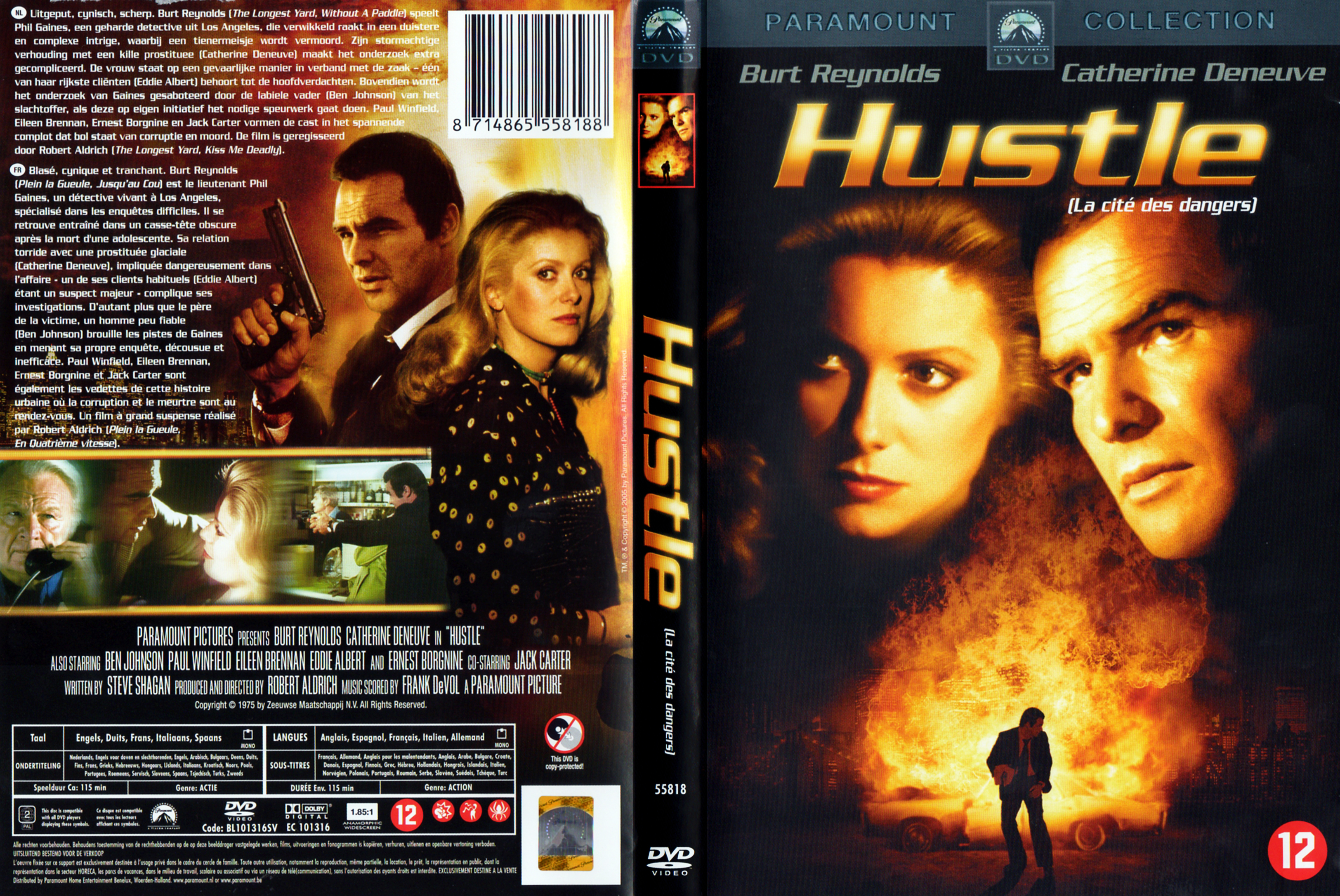 Jaquette DVD La cit des dangers - Hustle