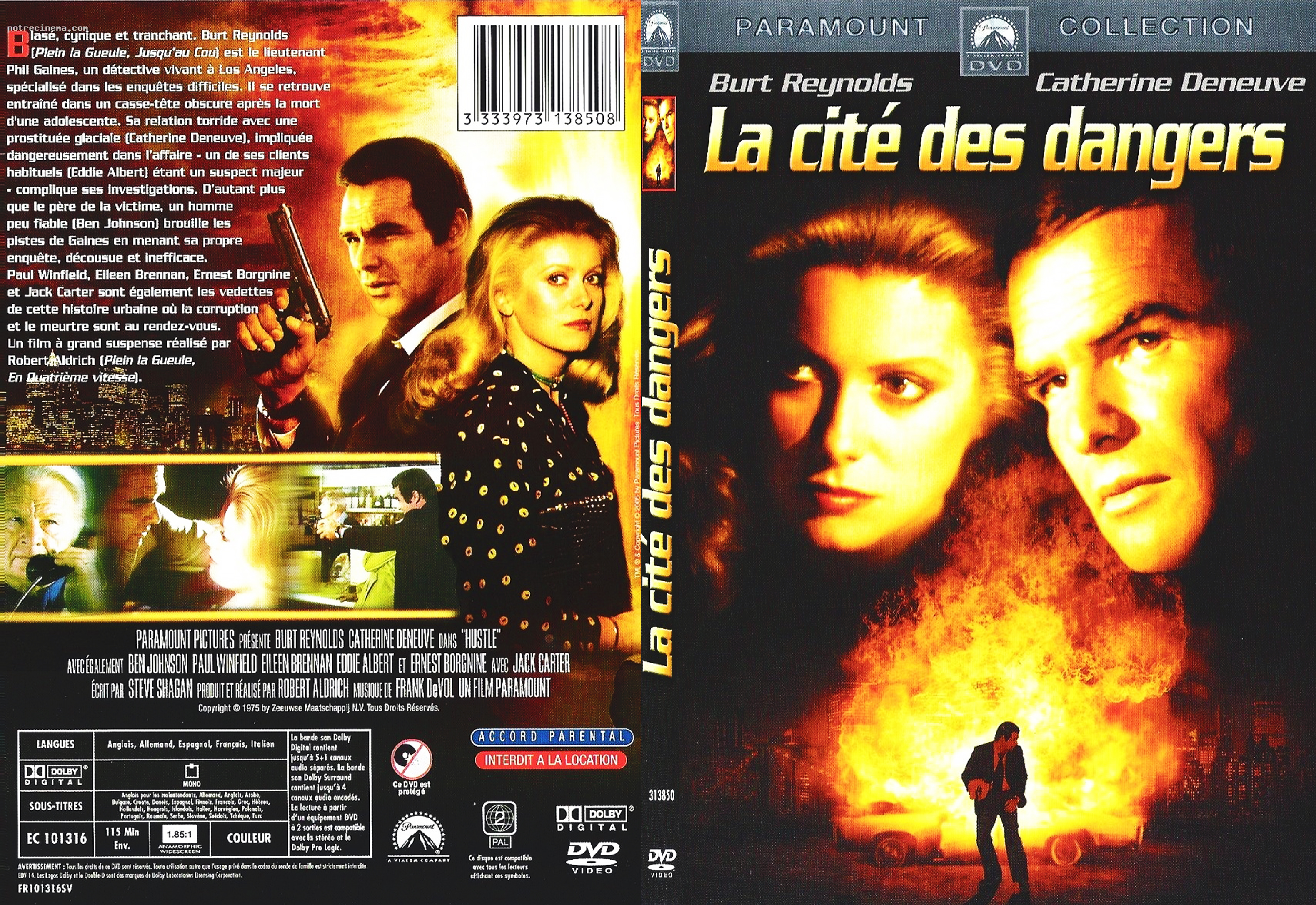 Jaquette DVD La cit des dangers - SLIM