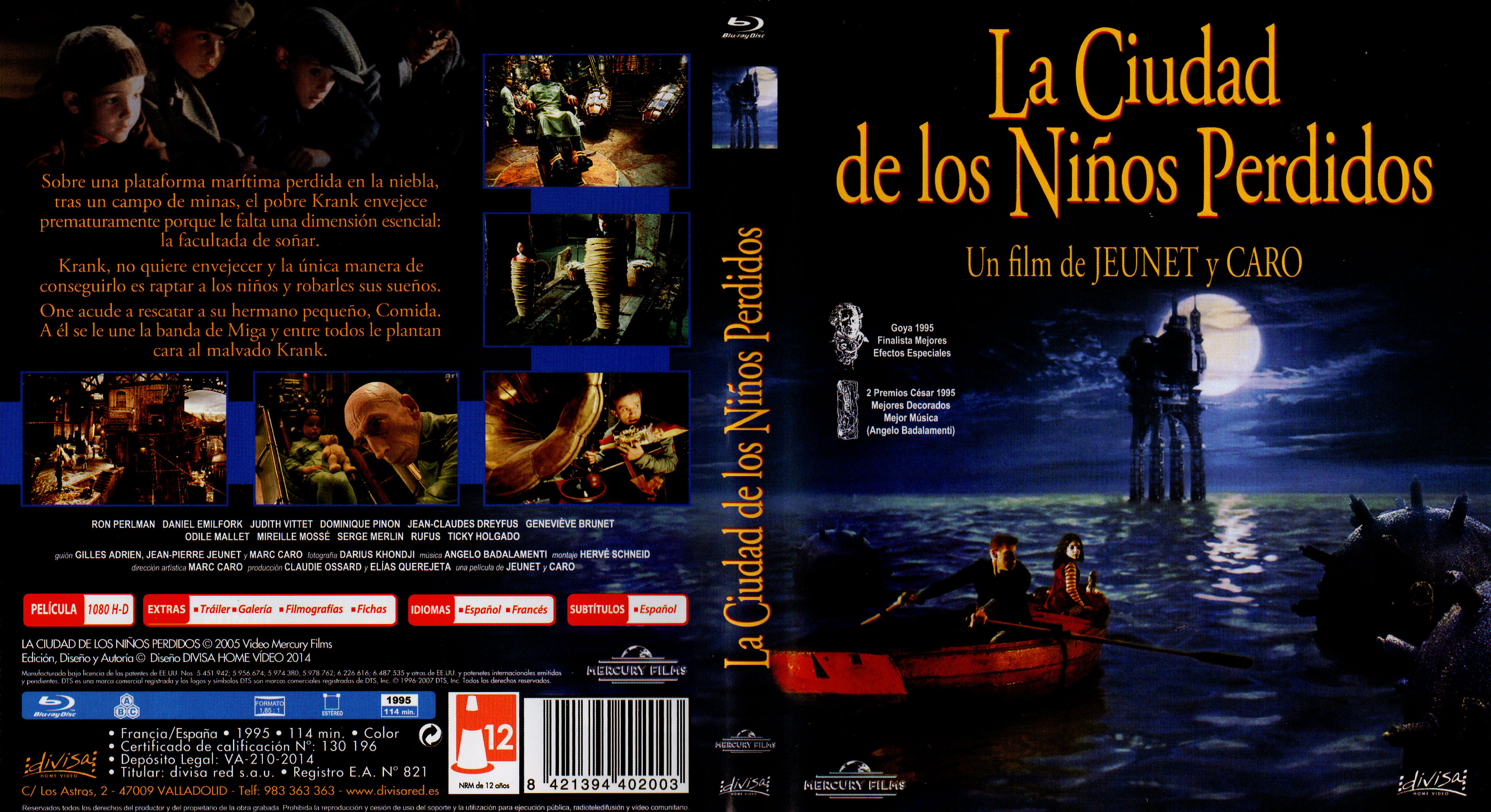 Jaquette DVD La cite des enfants perdus - La ciudad de los ninos perdidos Zone 1 (BLU-RAY)