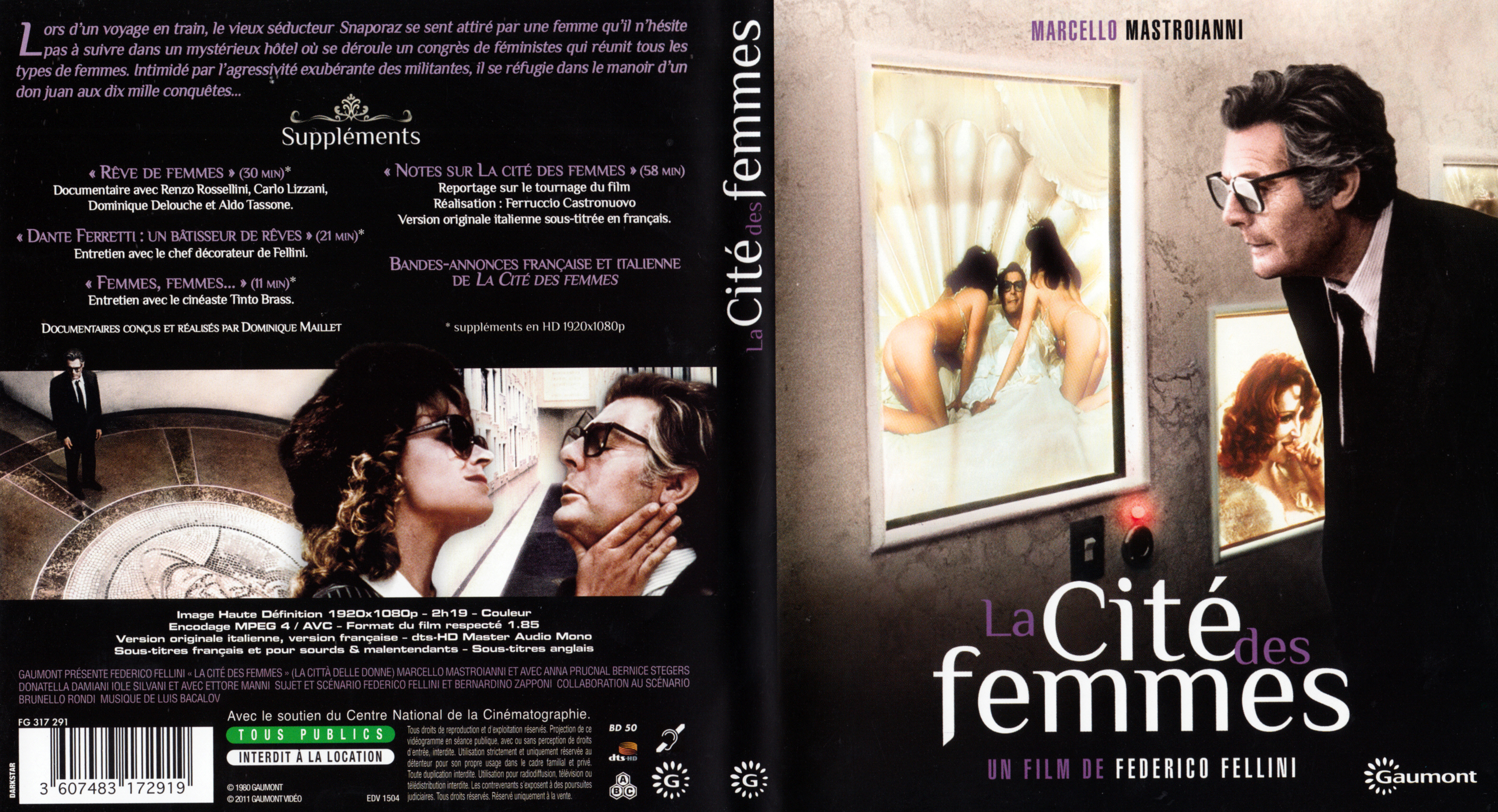 Jaquette DVD La cit des femmes (BLU-RAY)