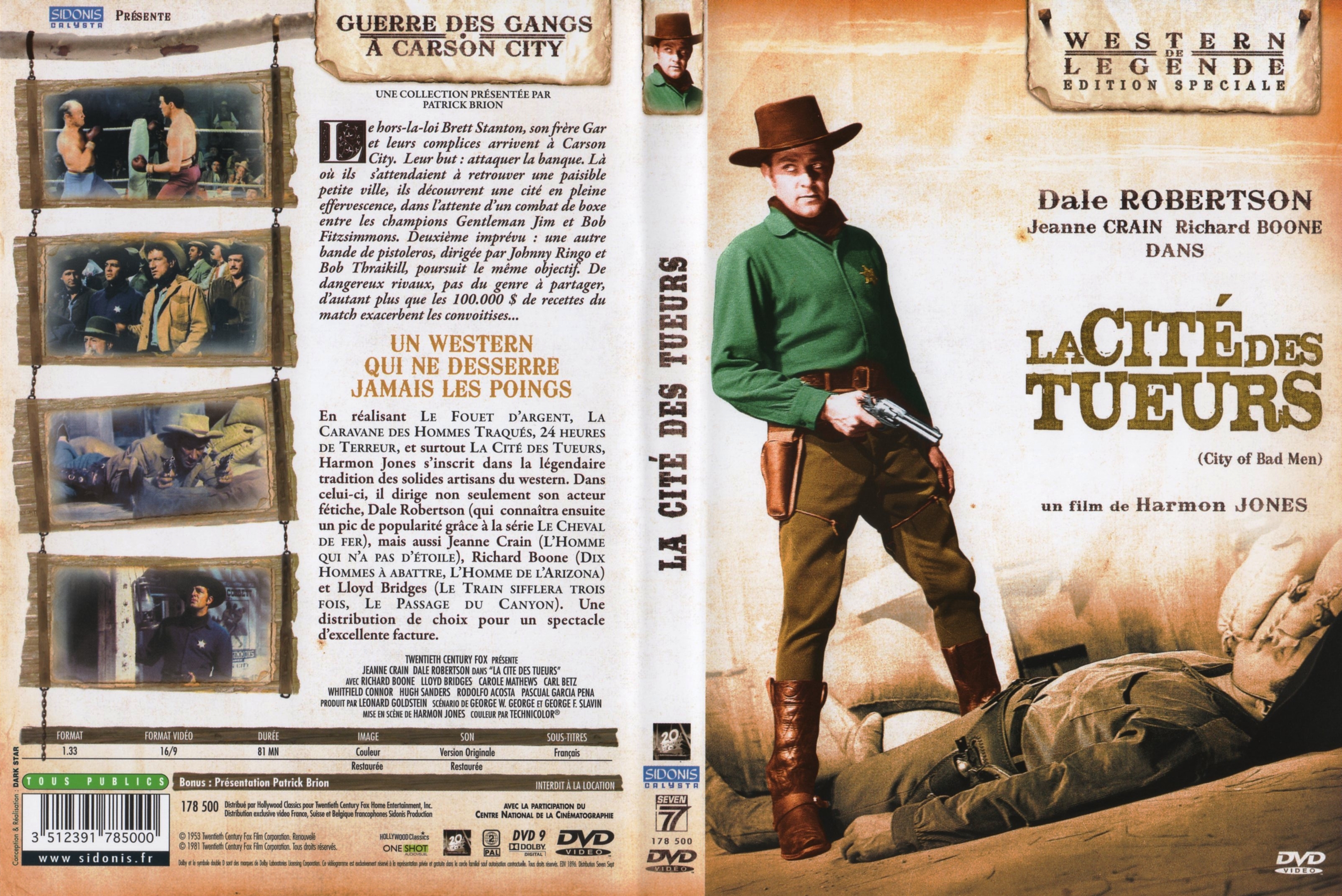 Jaquette DVD La cit des tueurs