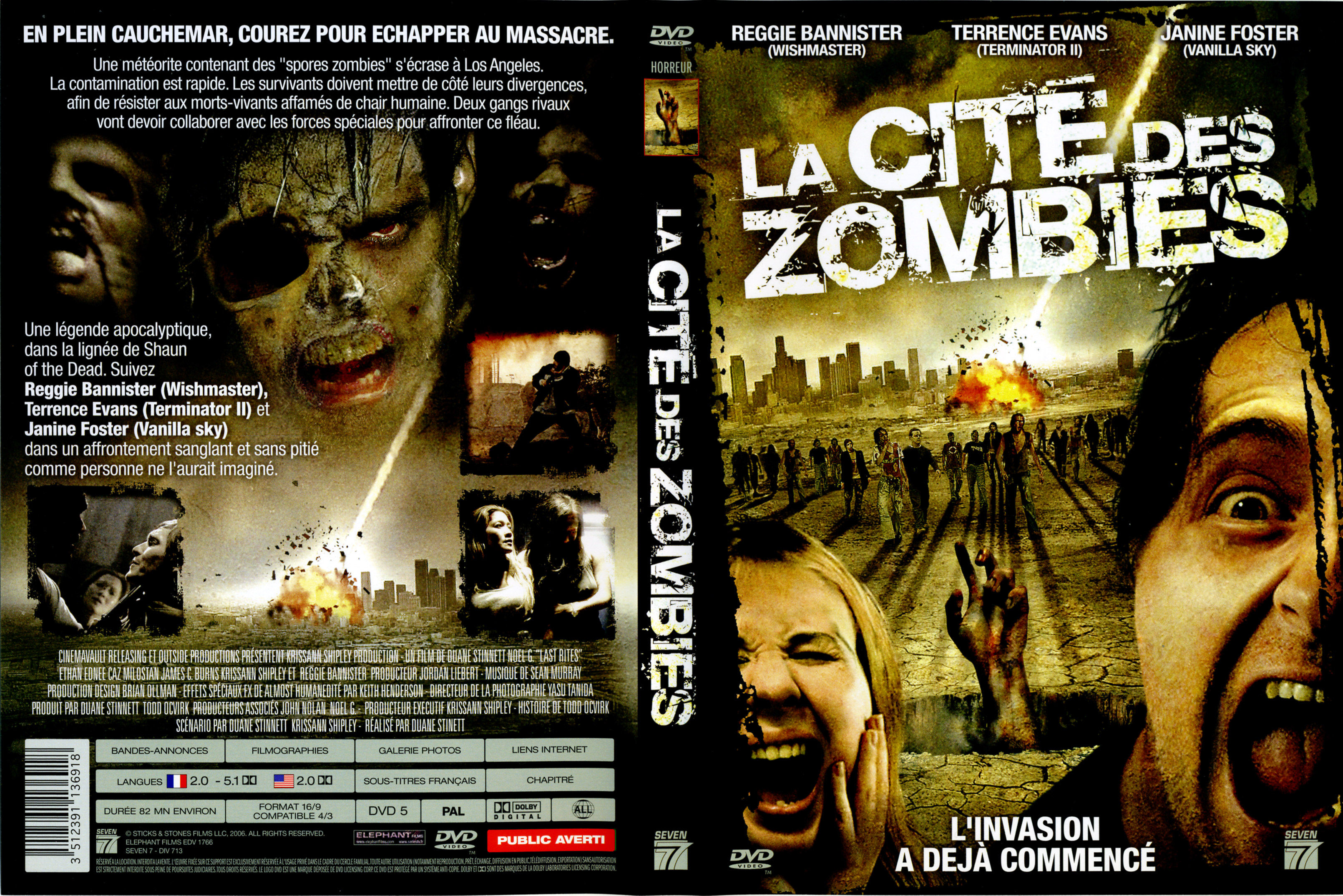 Jaquette DVD La cit des zombies