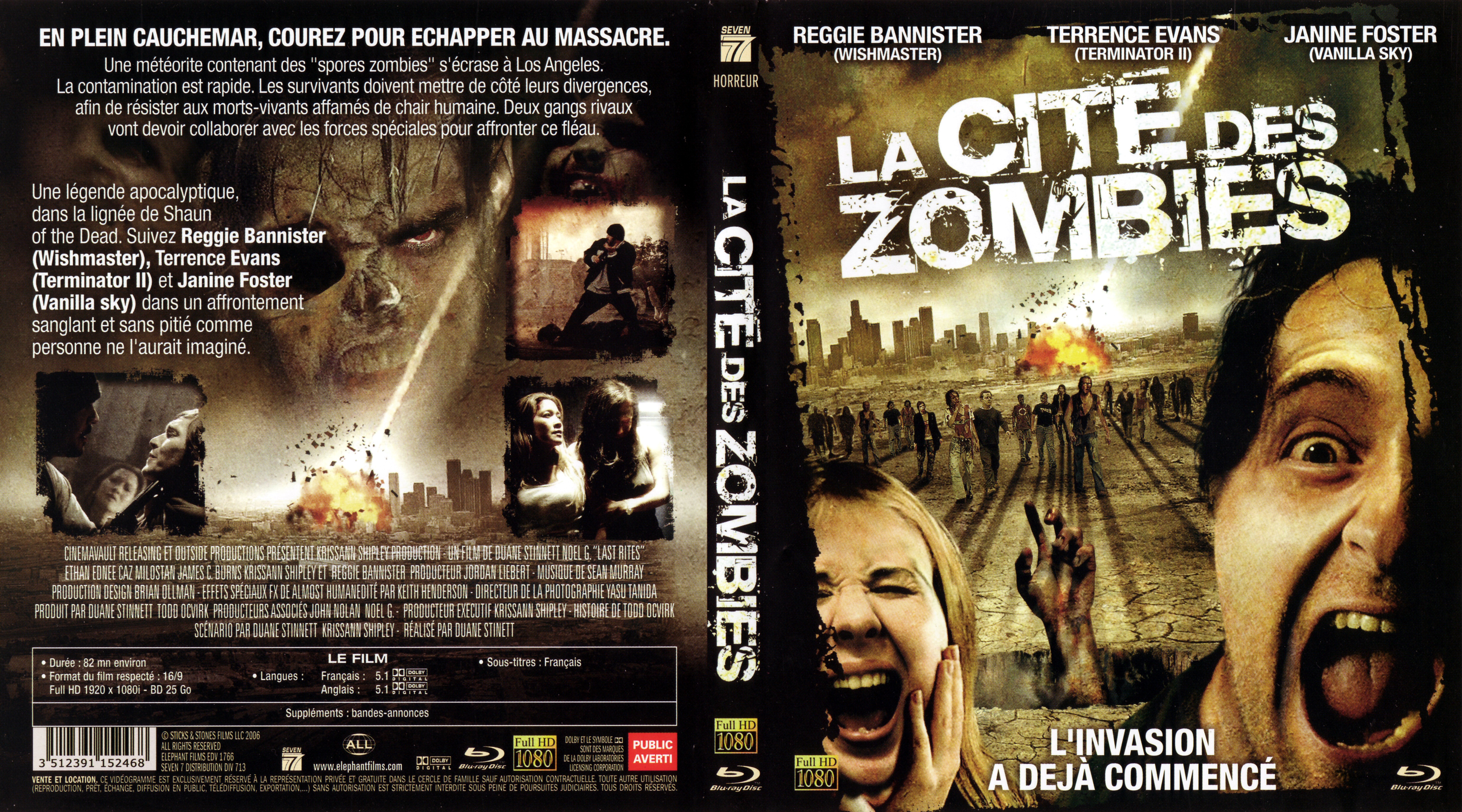 Jaquette DVD La cit des zombies (BLU-RAY)