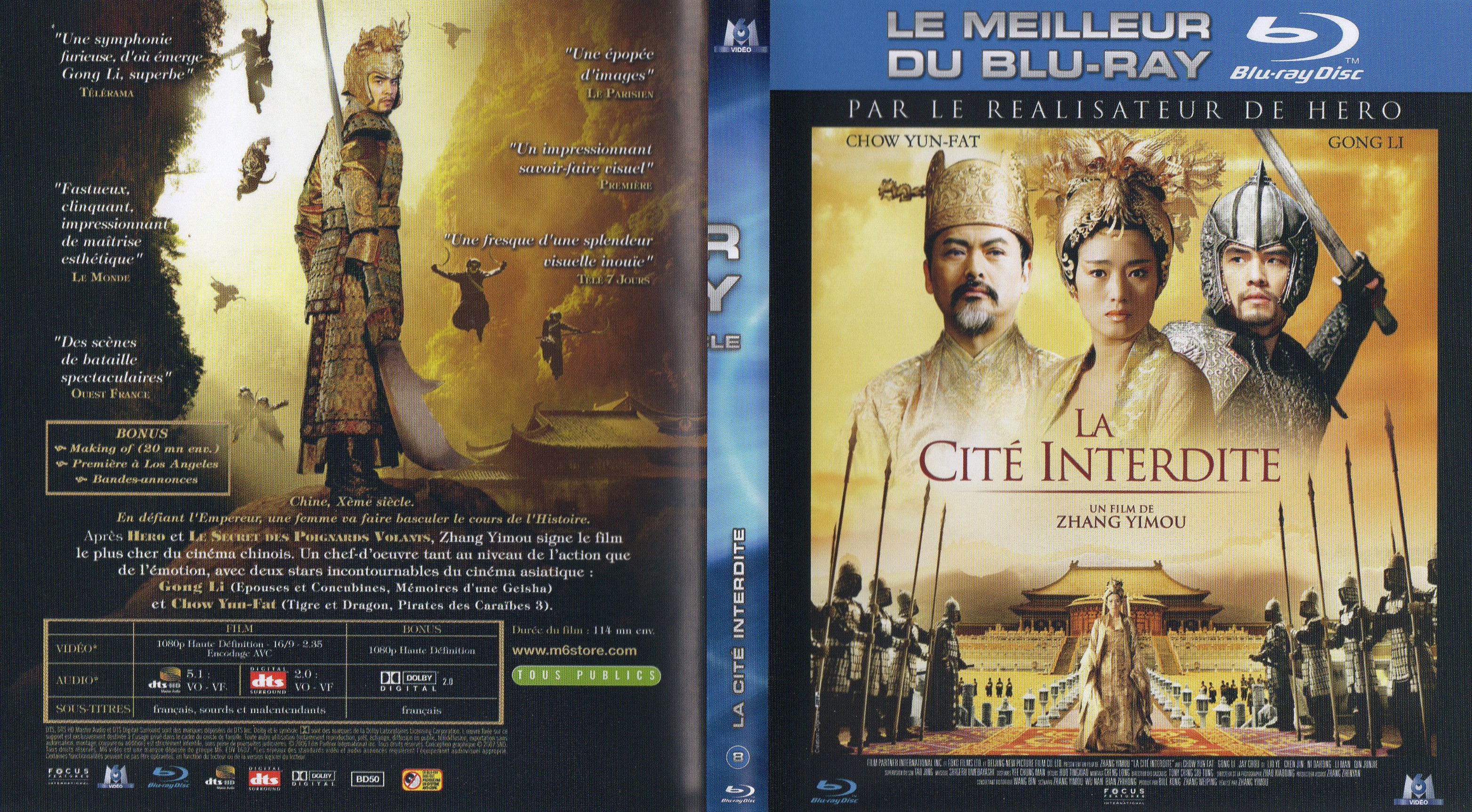 Jaquette DVD La cit interdite (BLU-RAY) v2