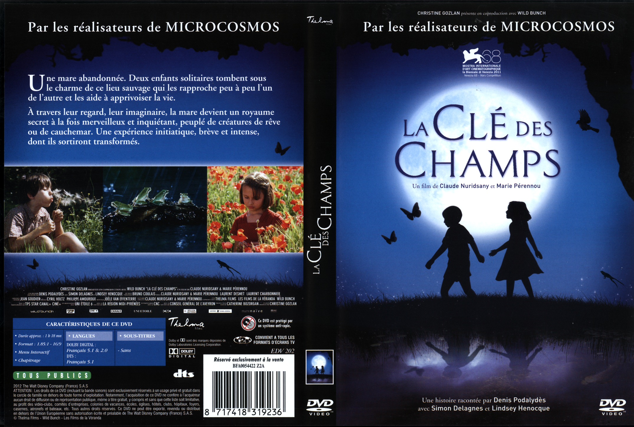 Jaquette DVD La cl des champs