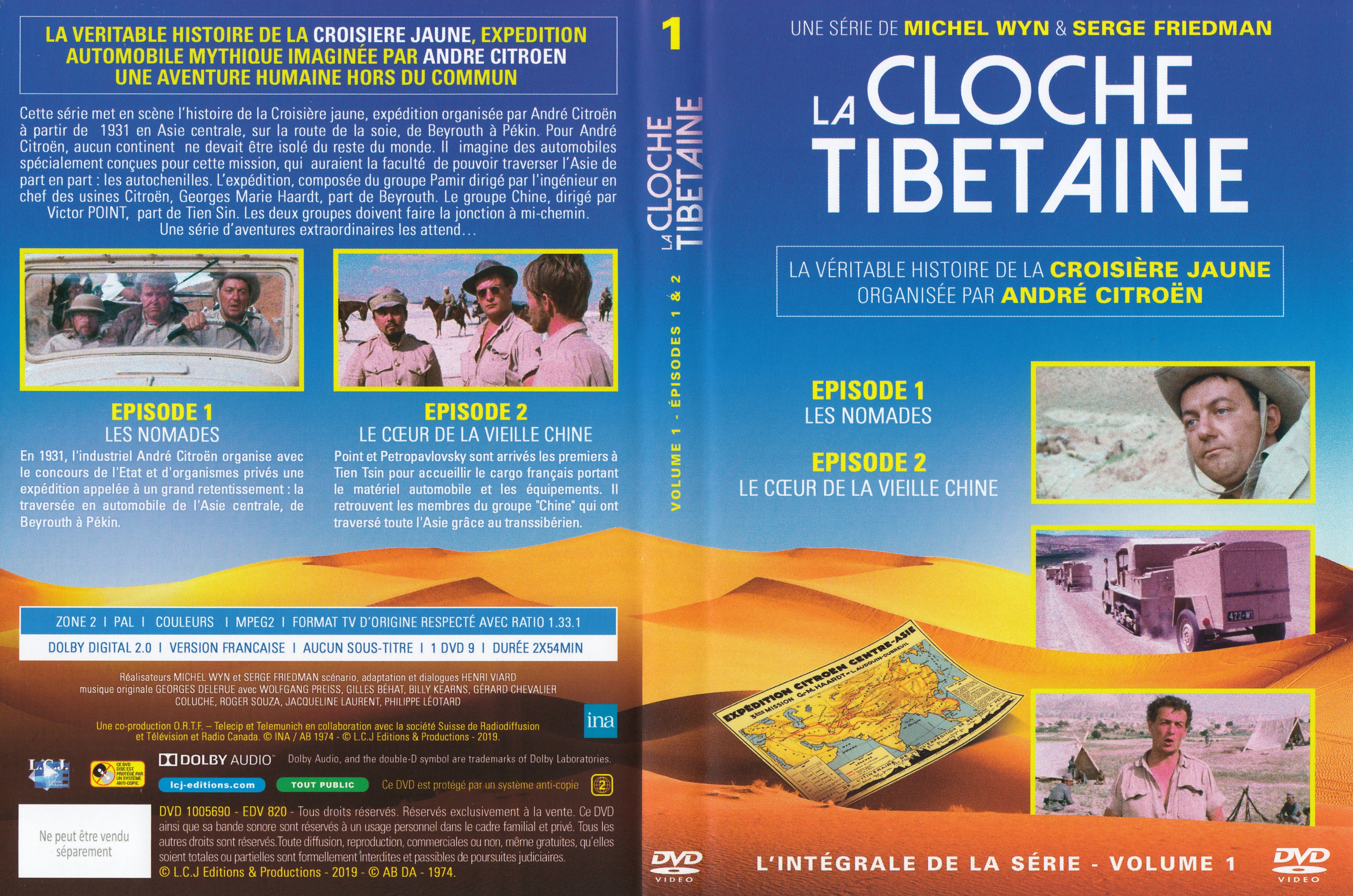 Jaquette DVD La cloche Tibetaine vol 1