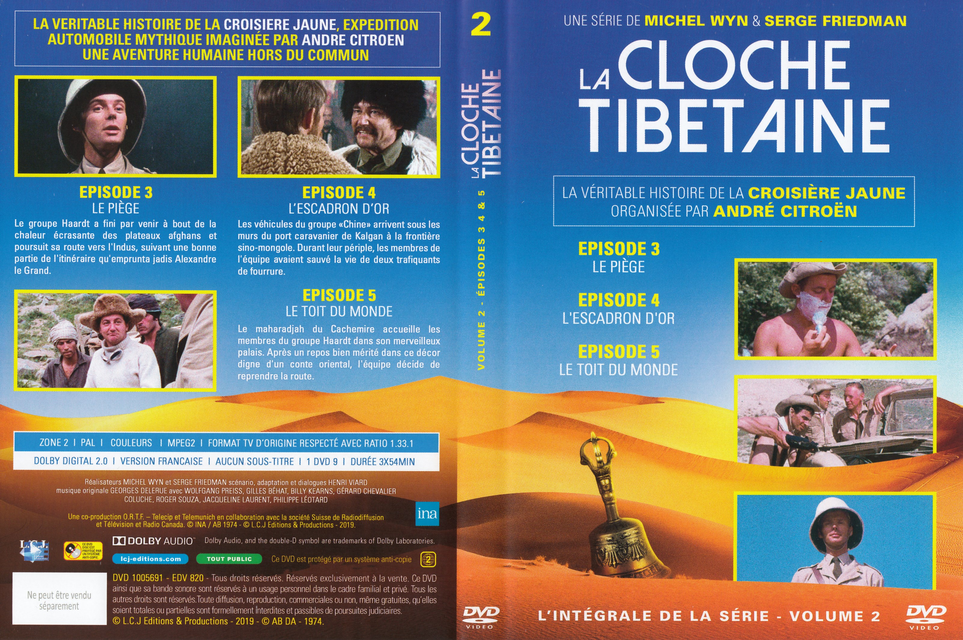Jaquette DVD La cloche Tibetaine vol 2