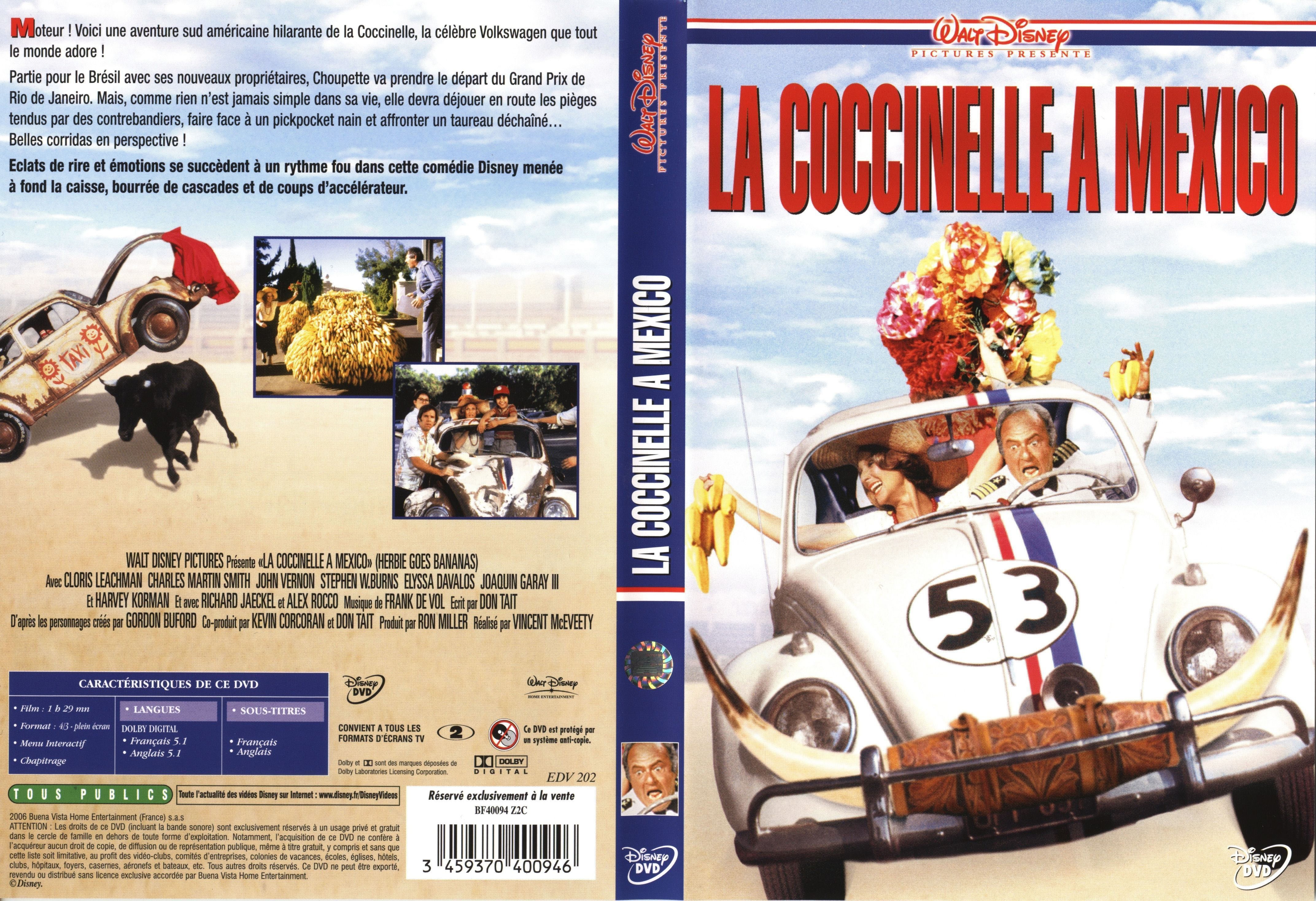Jaquette DVD La coccinelle  Mexico v3