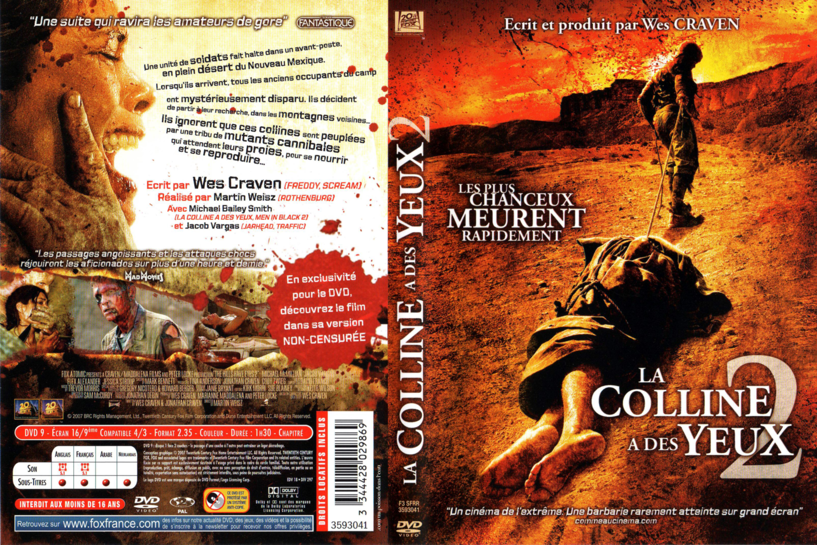 Jaquette DVD La colline a des yeux 2 (2007)