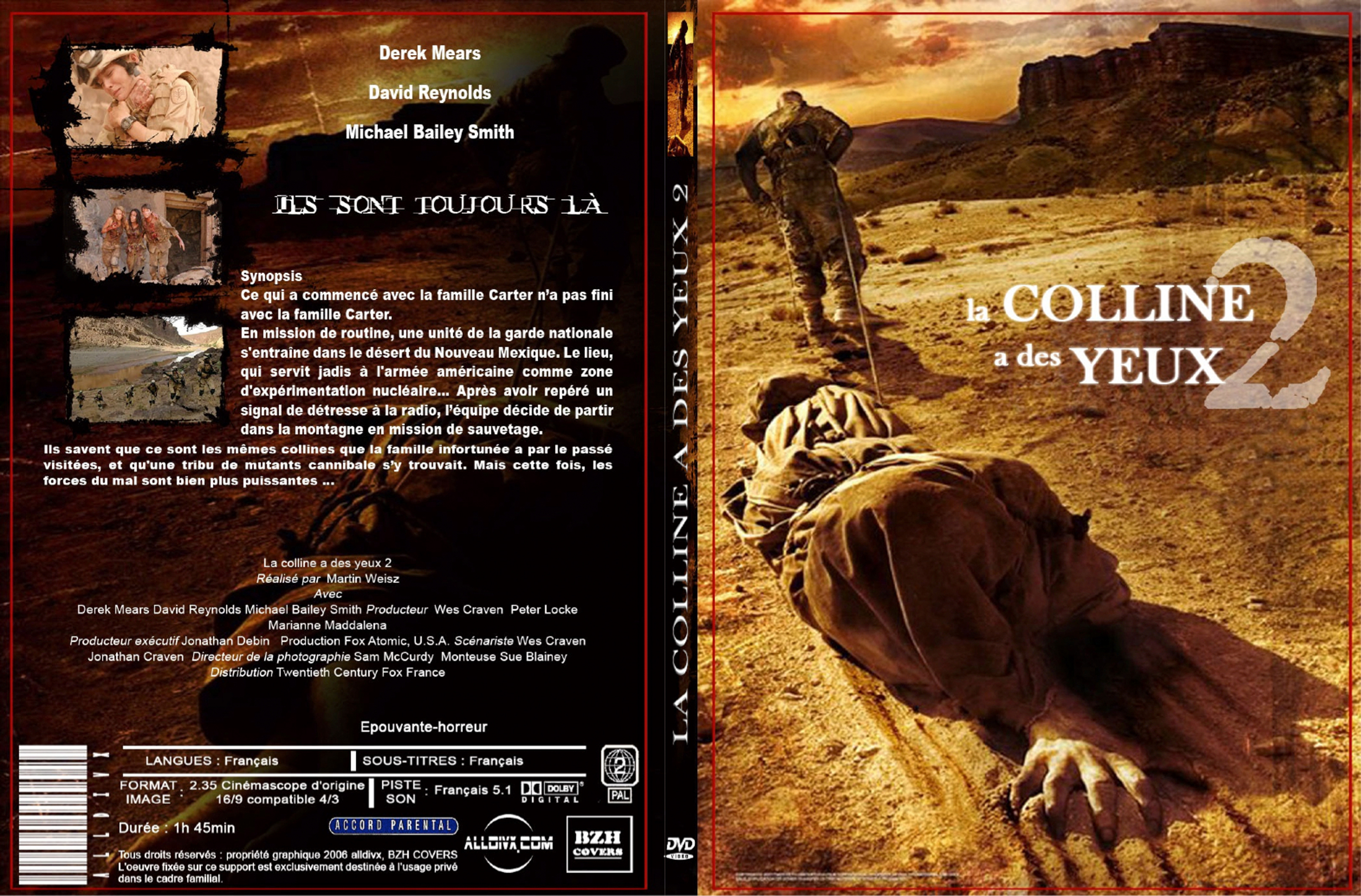 Jaquette DVD La colline a des yeux 2 (2007) - SLIM