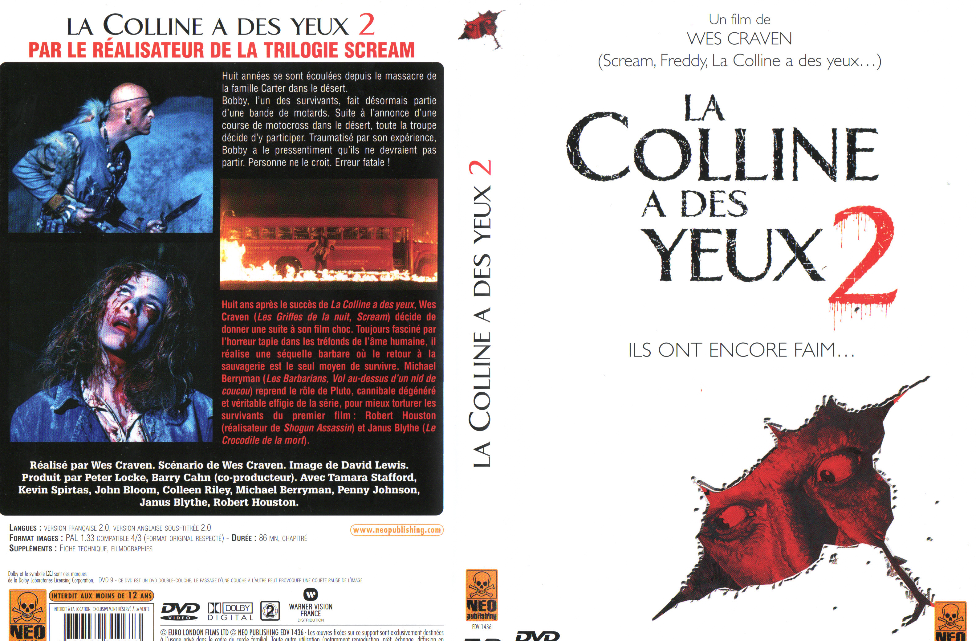 Jaquette DVD La colline a des yeux 2 v3