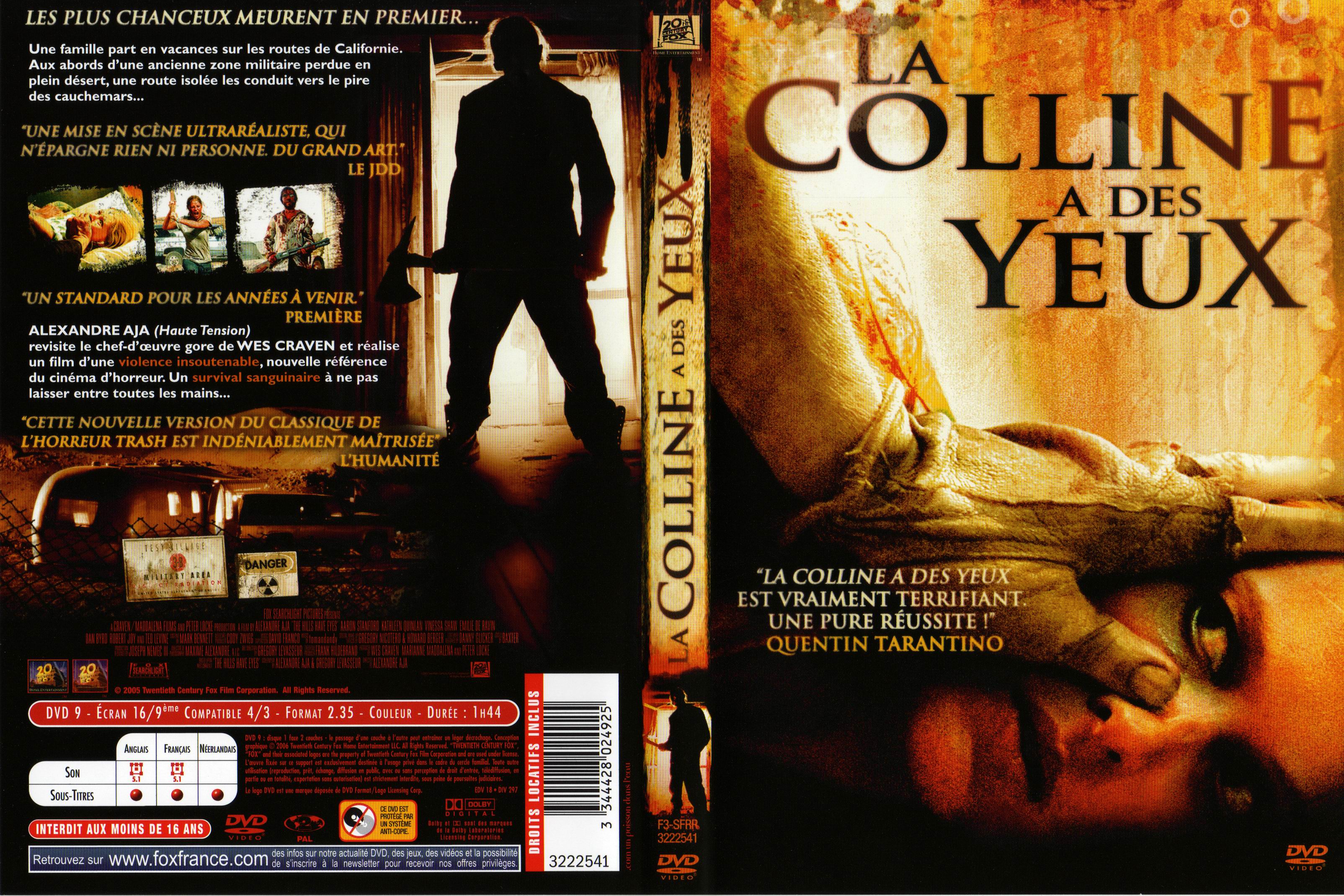 Jaquette DVD La colline  des yeux (2006)