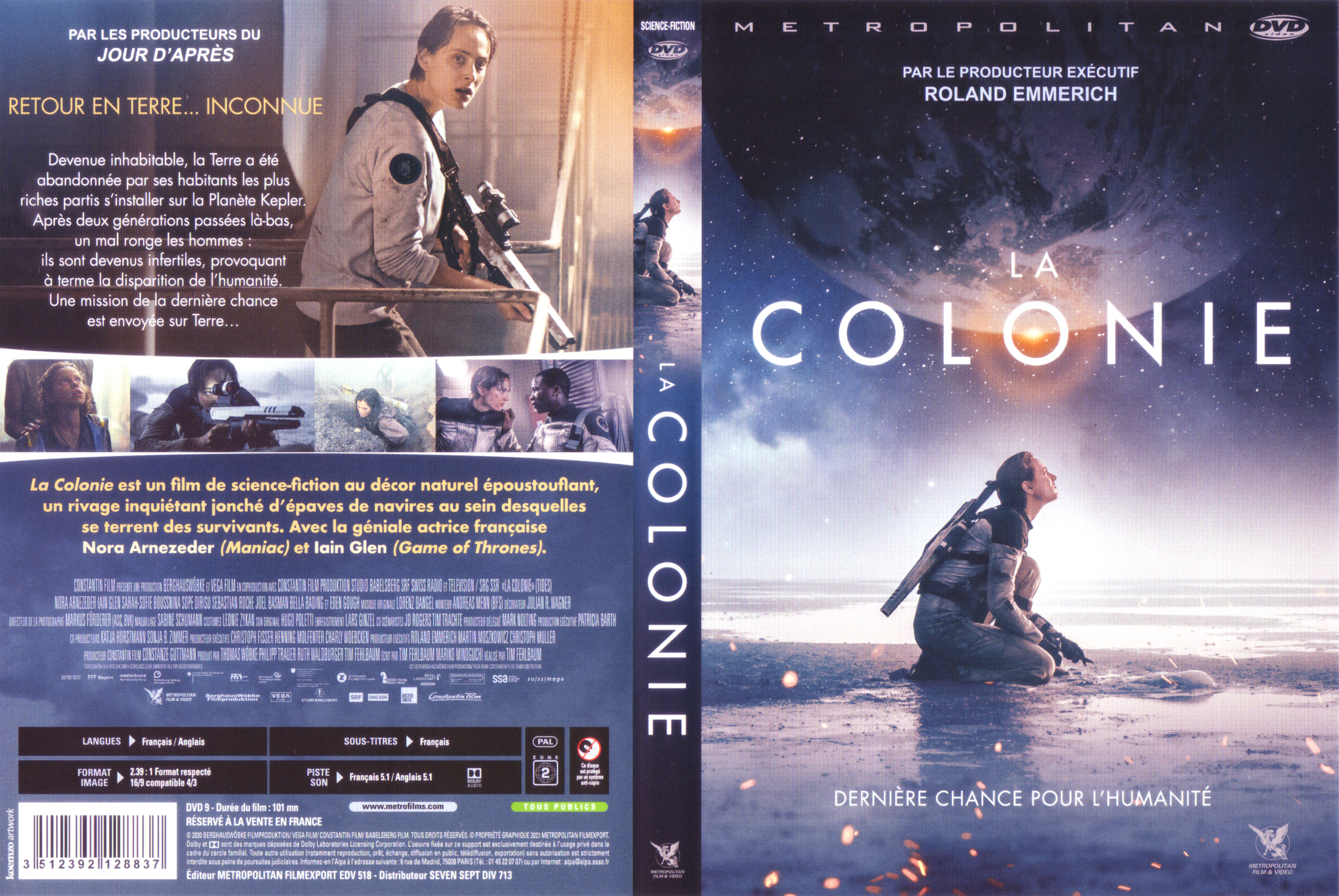 Jaquette DVD La colonie