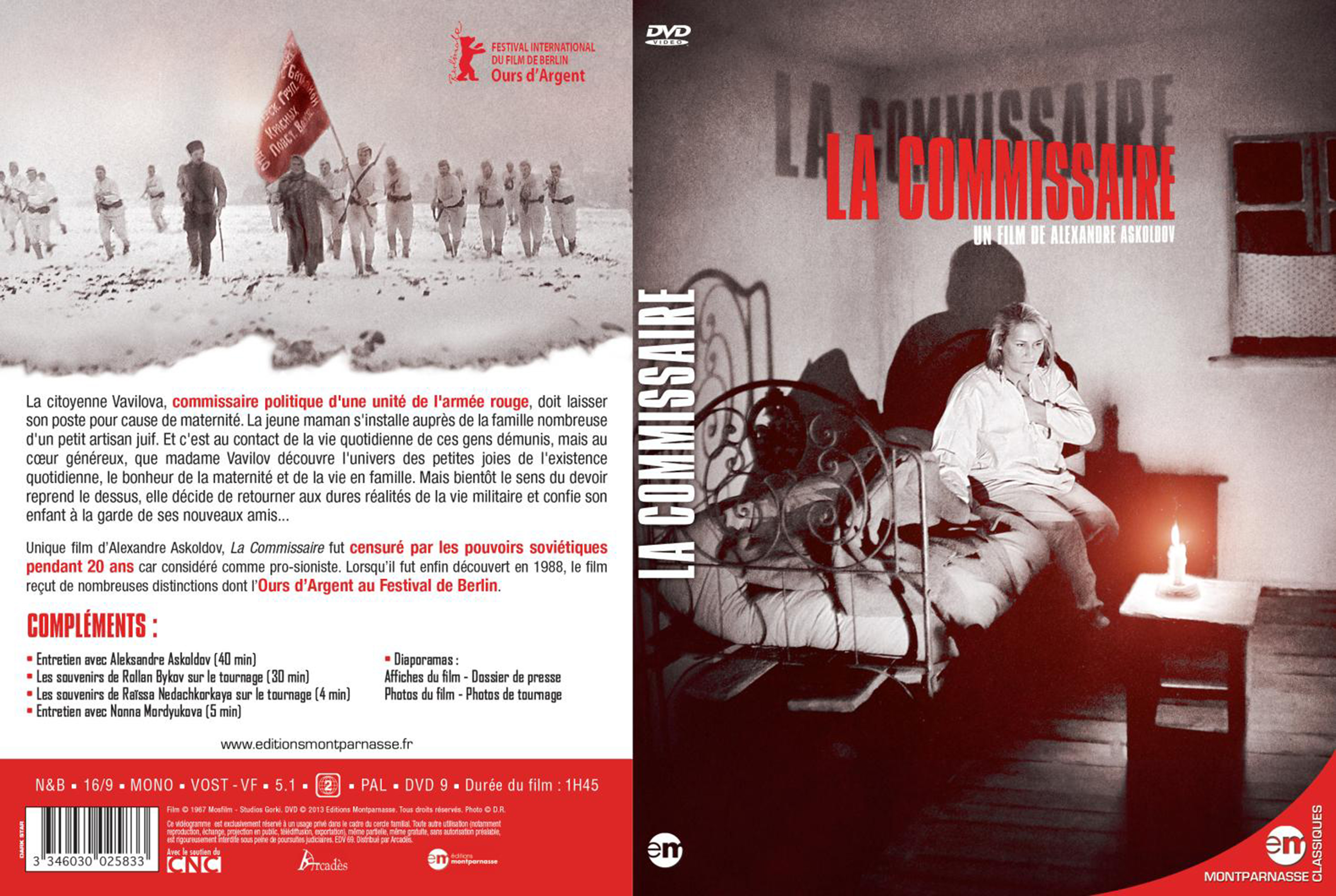 Jaquette DVD La commissaire