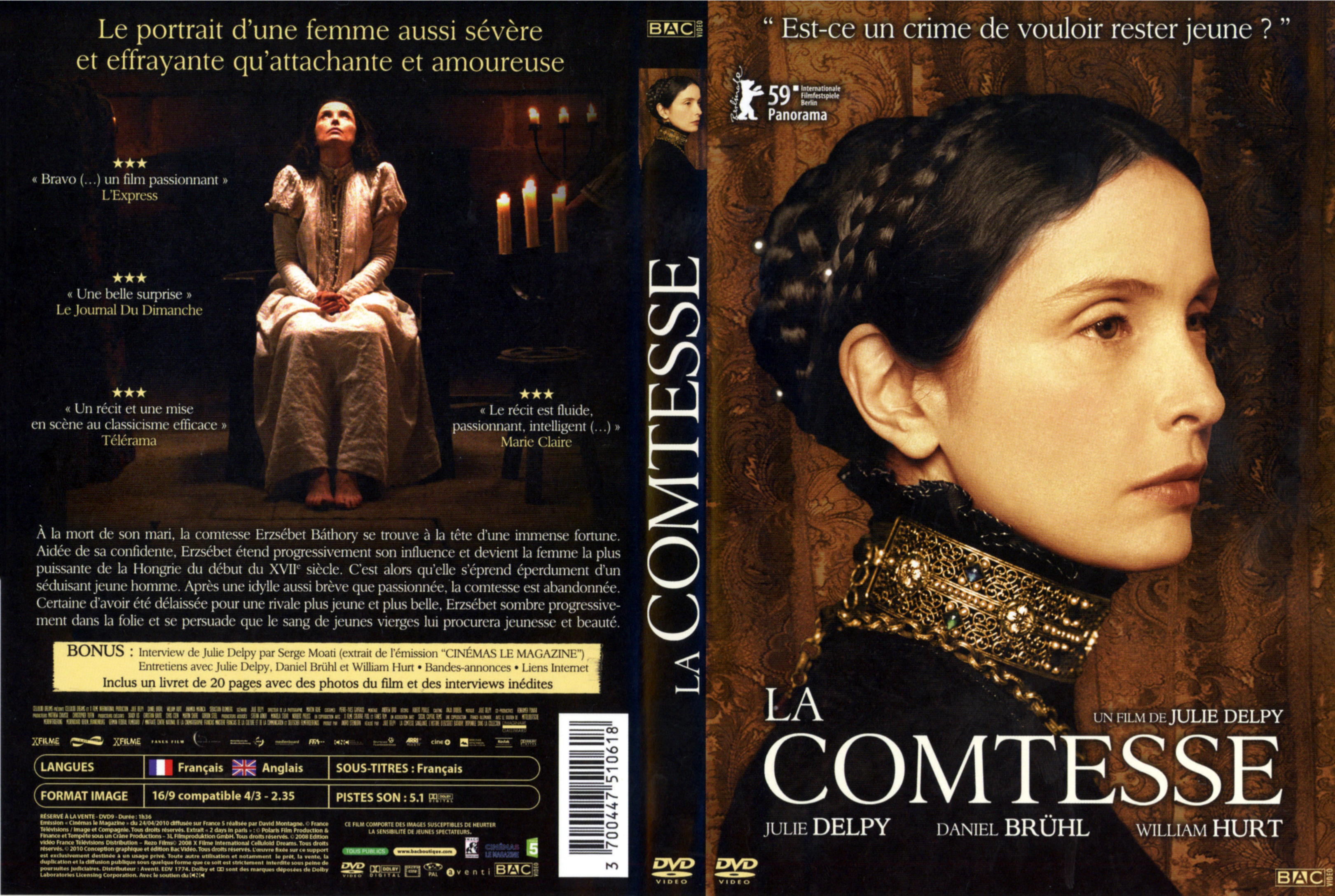 Jaquette DVD La comtesse