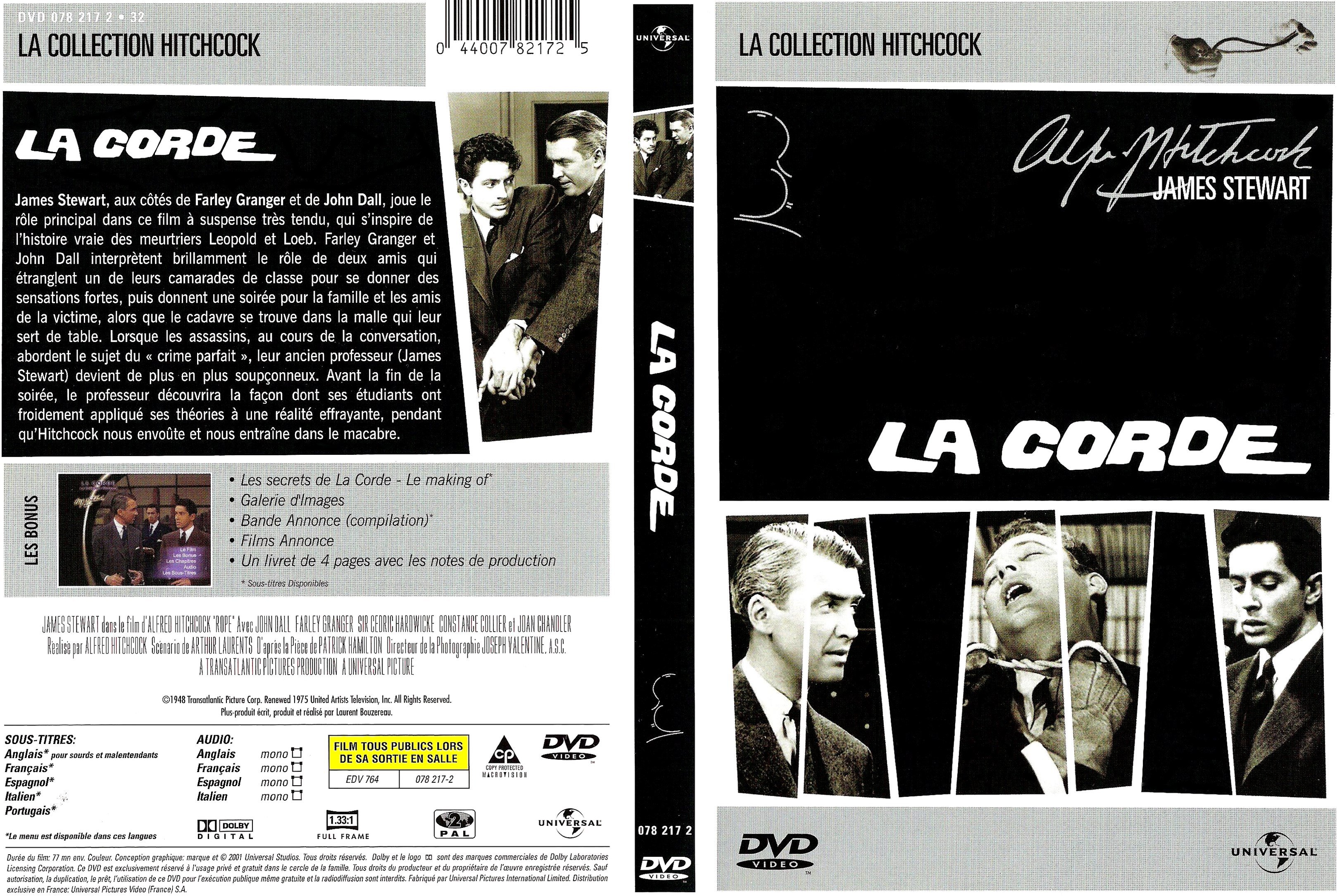Jaquette DVD La corde