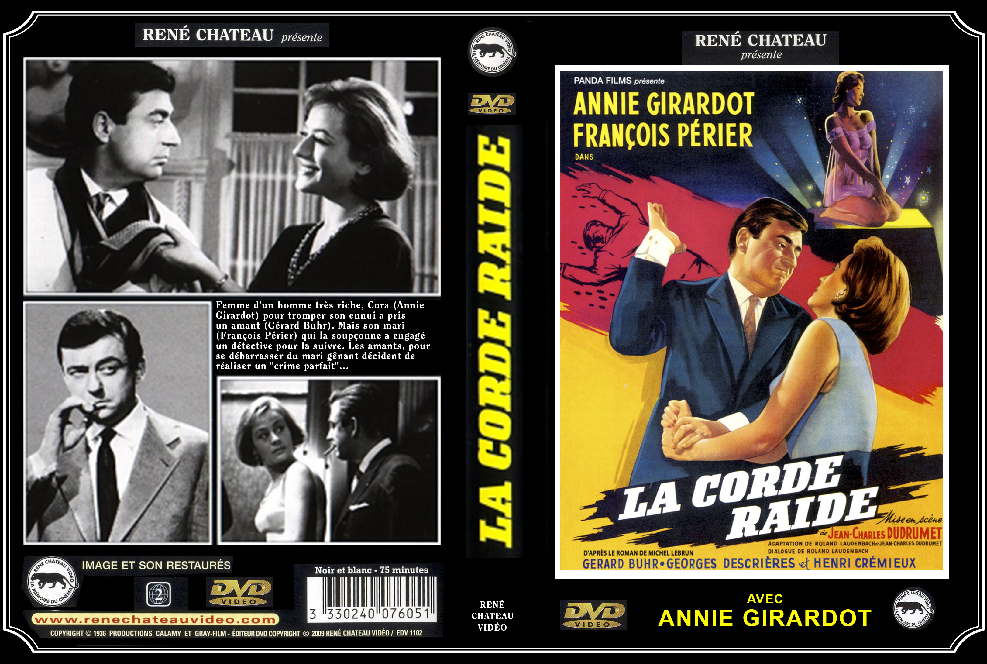 Jaquette DVD La corde raide (1960) custom