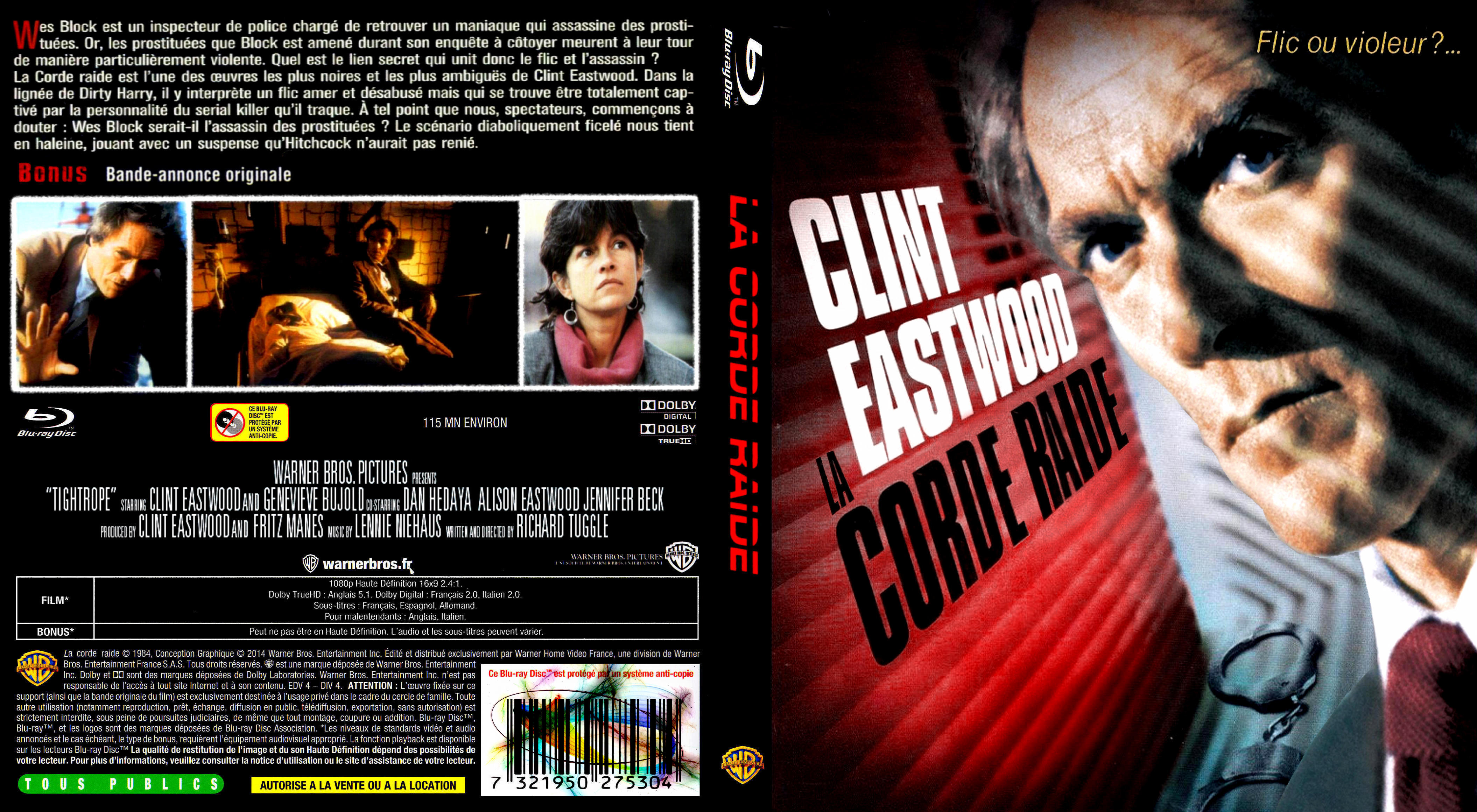 Jaquette DVD La corde raide custom (BLU-RAY)