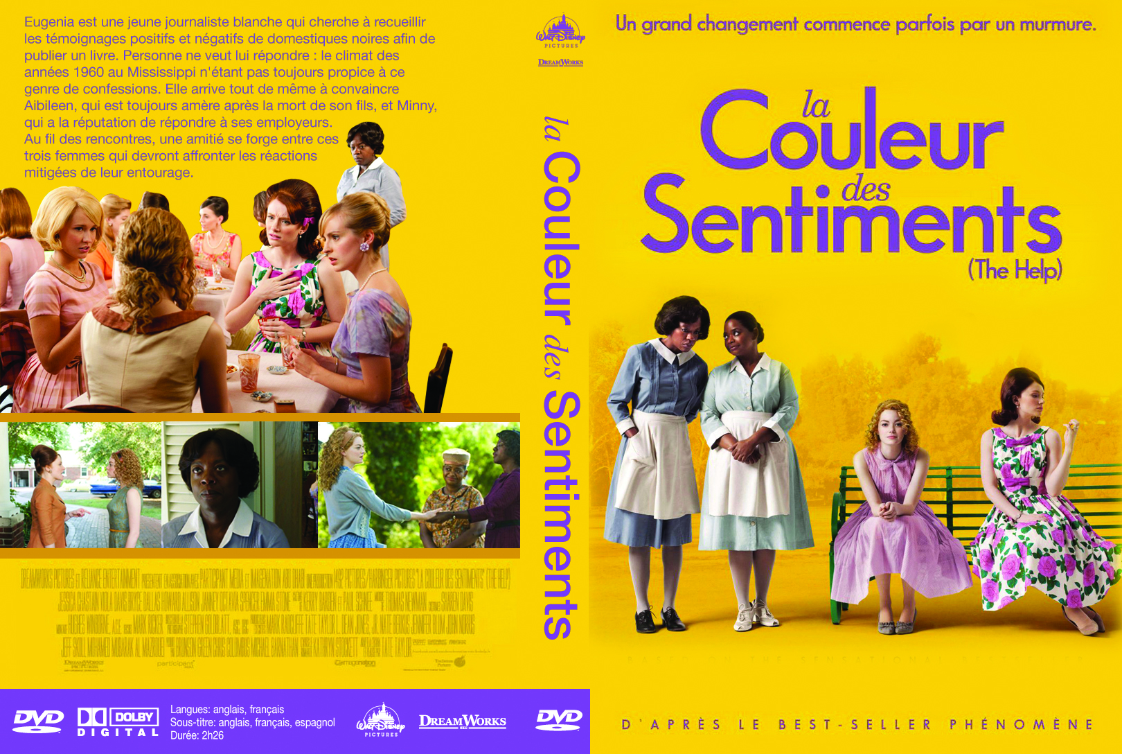 Jaquette DVD La couleur des sentiments custom