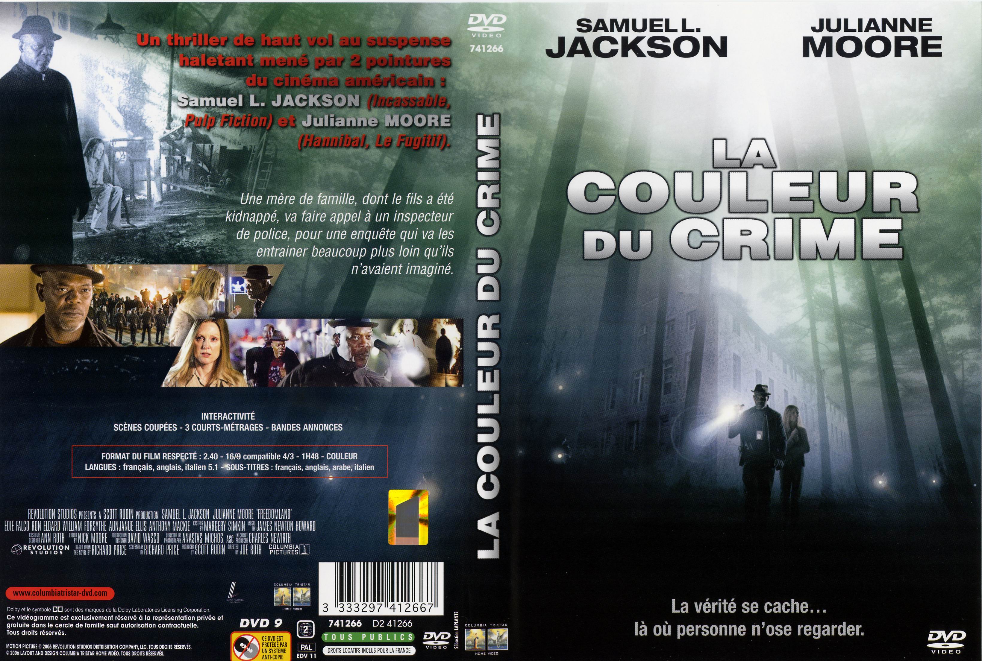 Jaquette DVD La couleur du crime