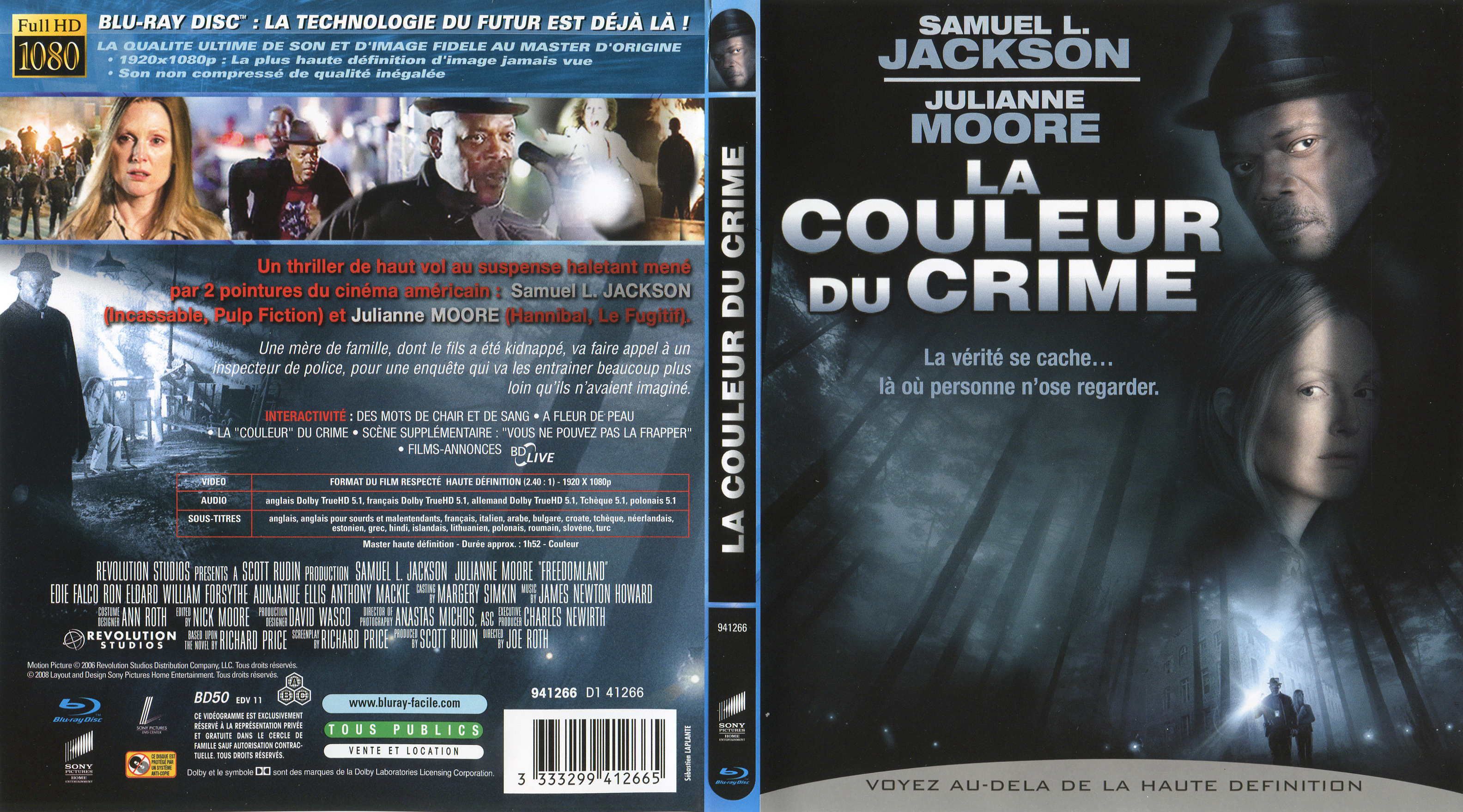 Jaquette DVD La couleur du crime (BLU-RAY)