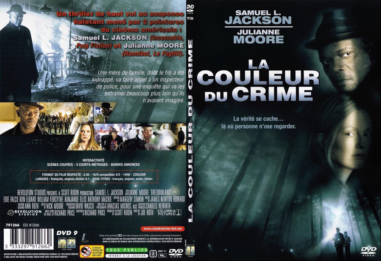 Jaquette DVD La couleur du crime - SLIM